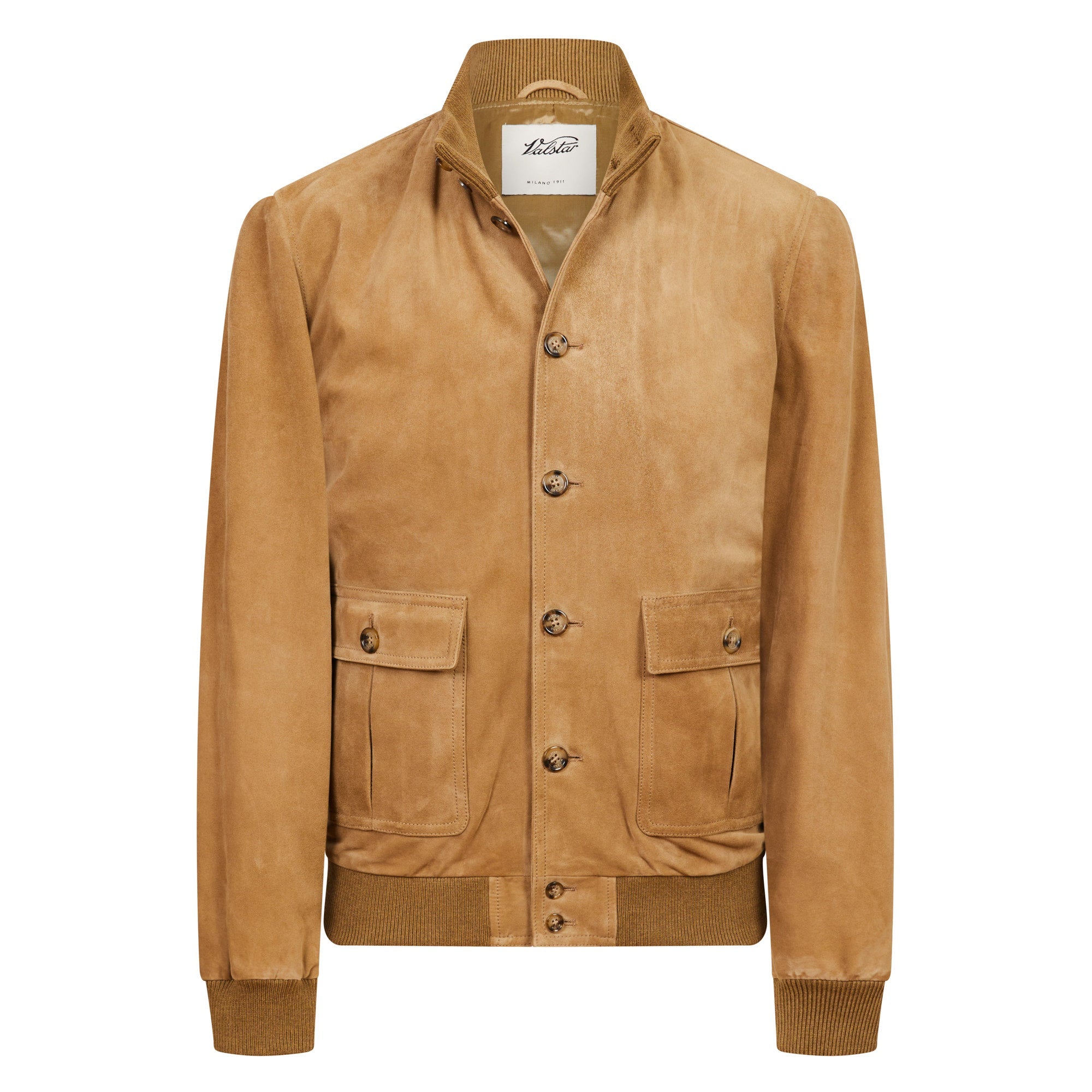 VALSTAR Lined Suede Jacket TAN - Henry BucksCasual Jackets38AW230057 - TAN - 50