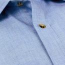 VIYELLA Plain Marl Shirt SKY DENIM - Henry Bucks