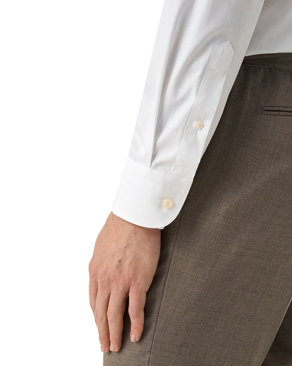 ETON Breeze Cotton Shirt WHITE