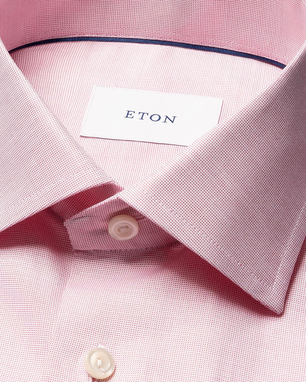 ETON Signature Oxford Cotton Shirt PINK