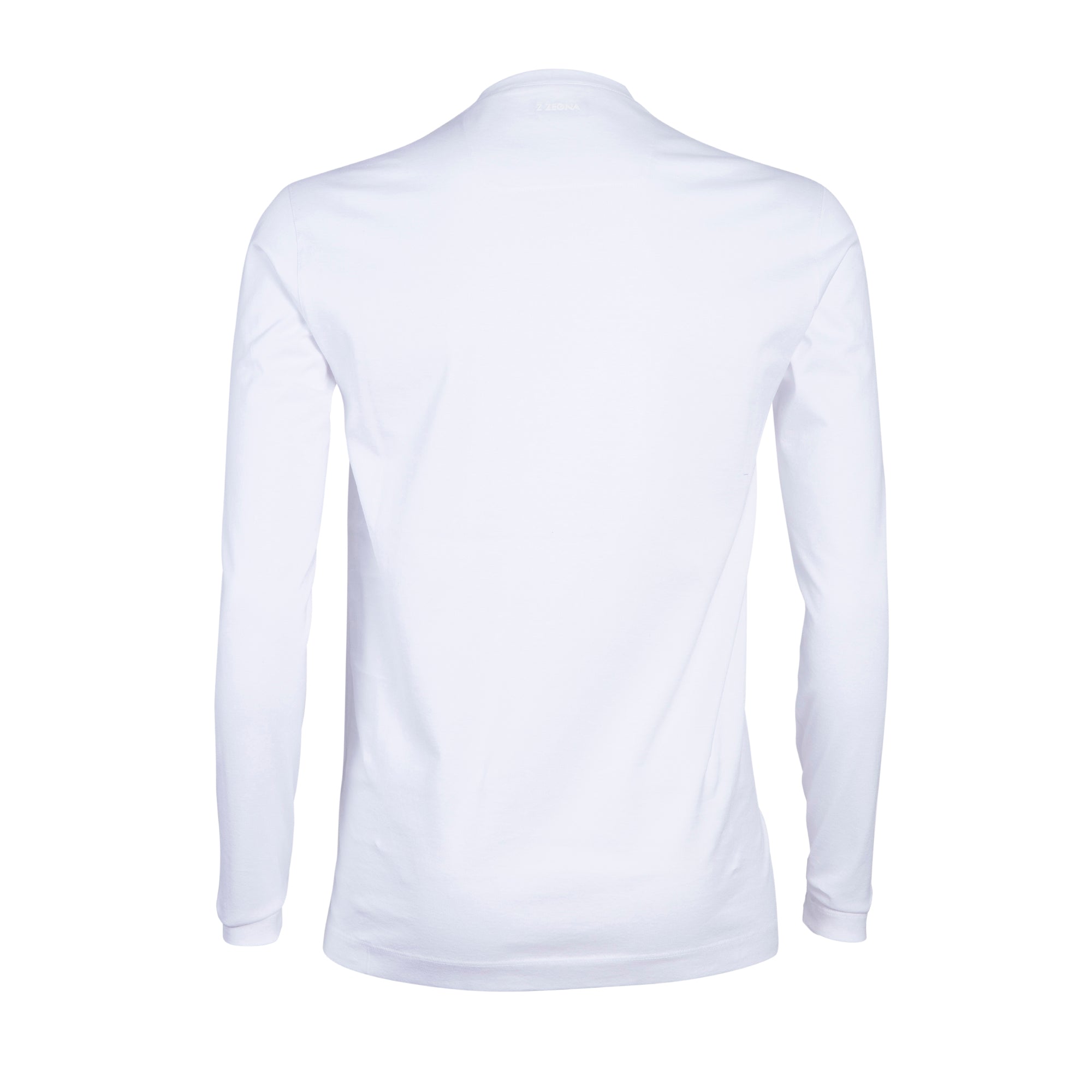 Z ZEGNA Long Sleeve Printed T - Shirt WHITE - Henry BucksT - Shirts38AW210744 - WHTE - M