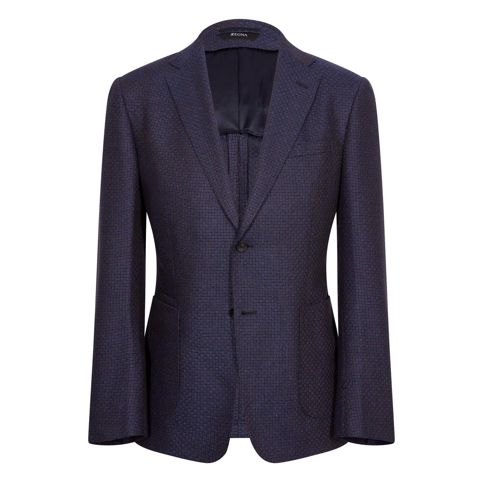 Z ZEGNA Pure Silk Batavia Blazer Jacket NAVY - Henry BucksBlazers33SS220007 - NAVY - R - 50