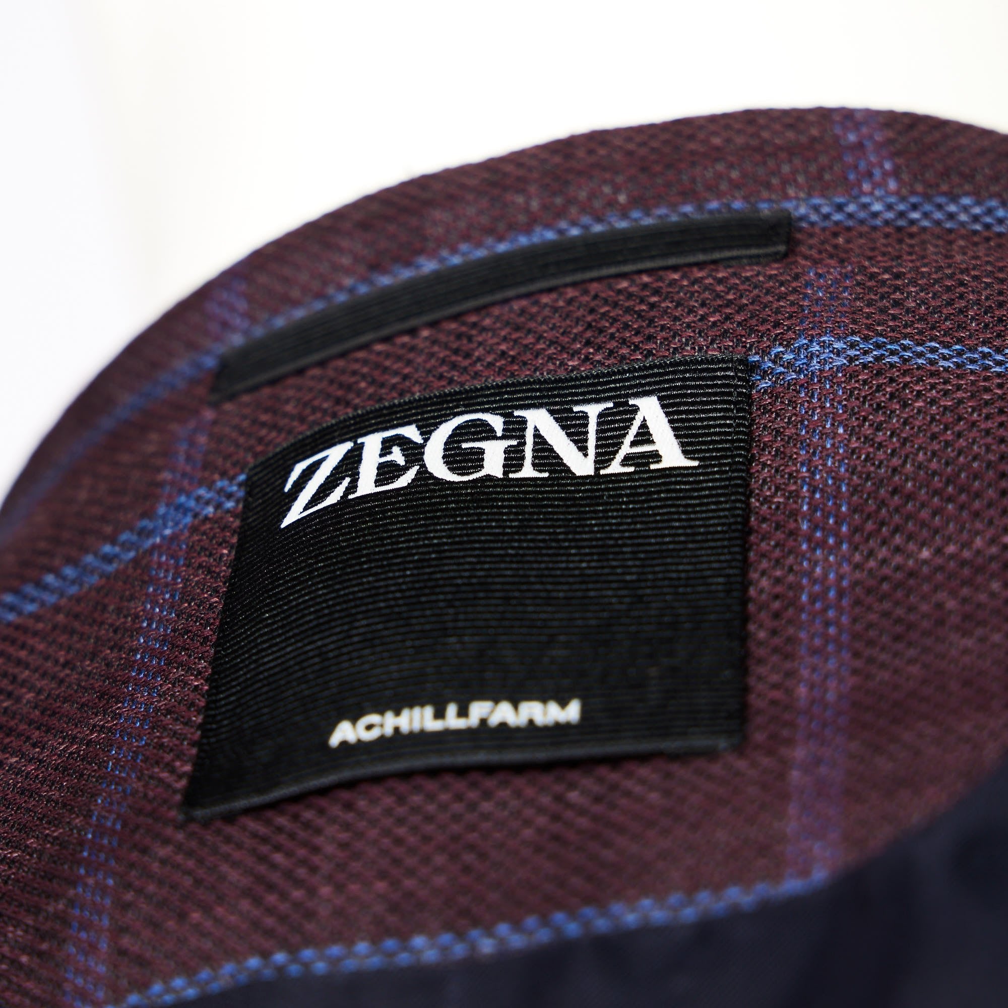 ZEGNA Achillfarm Check Jacket BROWN/BLUE REG - Henry BucksBlazers33SS230002 - BRNBLU - R - 48