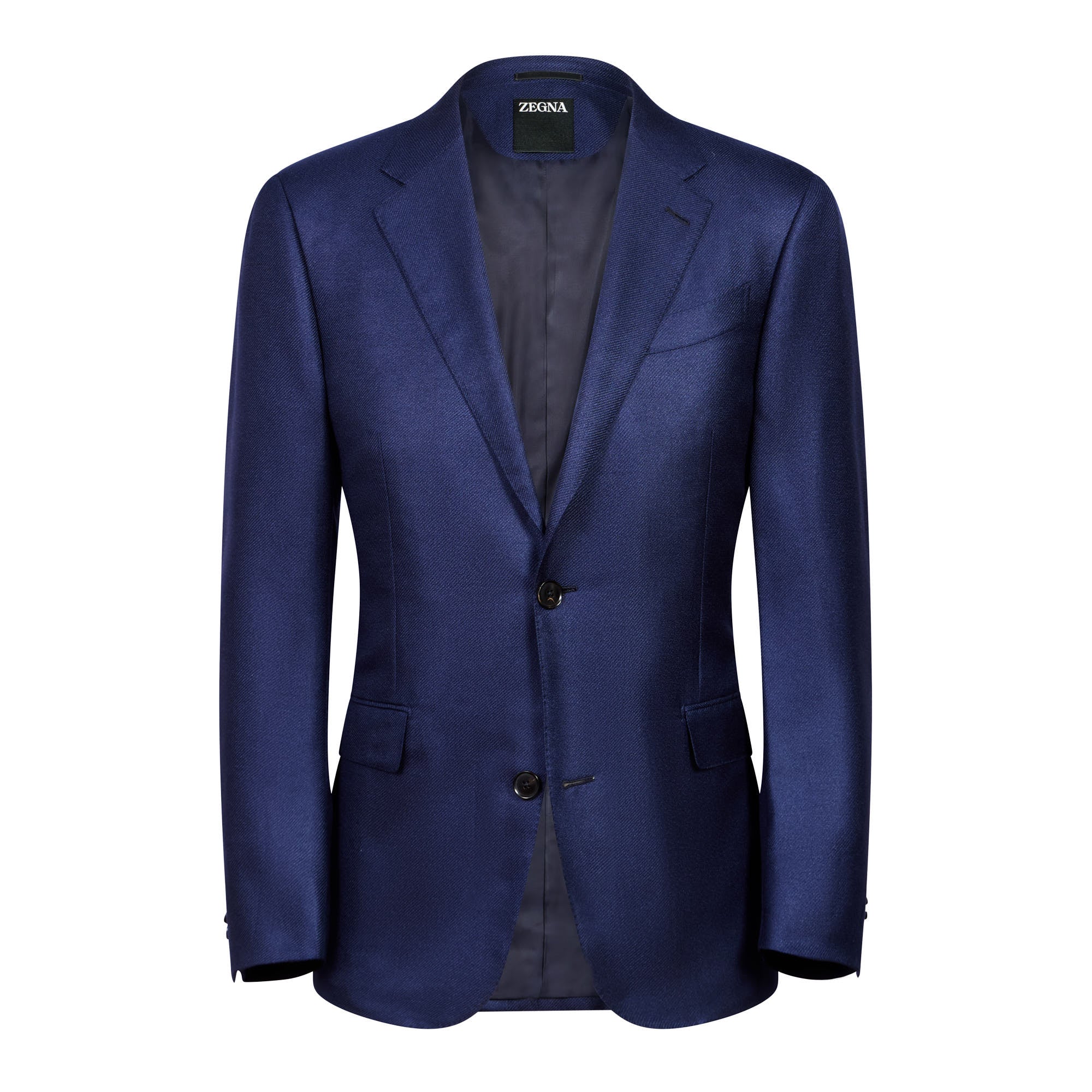 ZEGNA Cashmere Silk Jacket FRENCH NAVY REG - Henry BucksBlazers33SS230005 - FRCHNAVY - R - 48