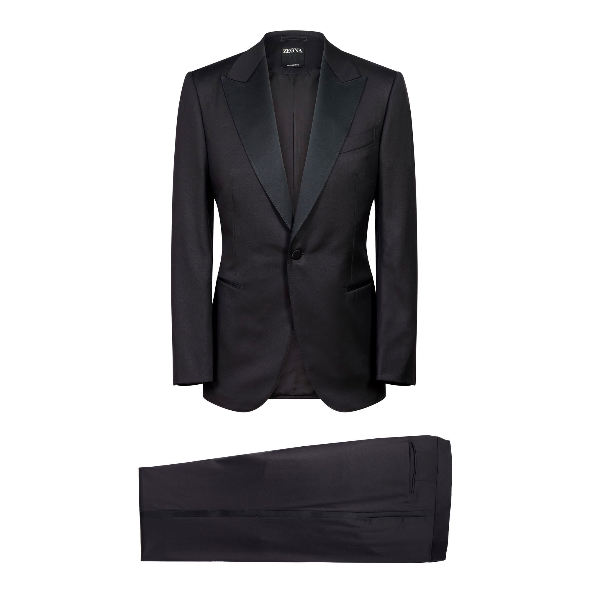 ZEGNA Multi Season Evening Suit BLACK REG - Henry BucksSuits23SS230004 - BLCK - R - 48