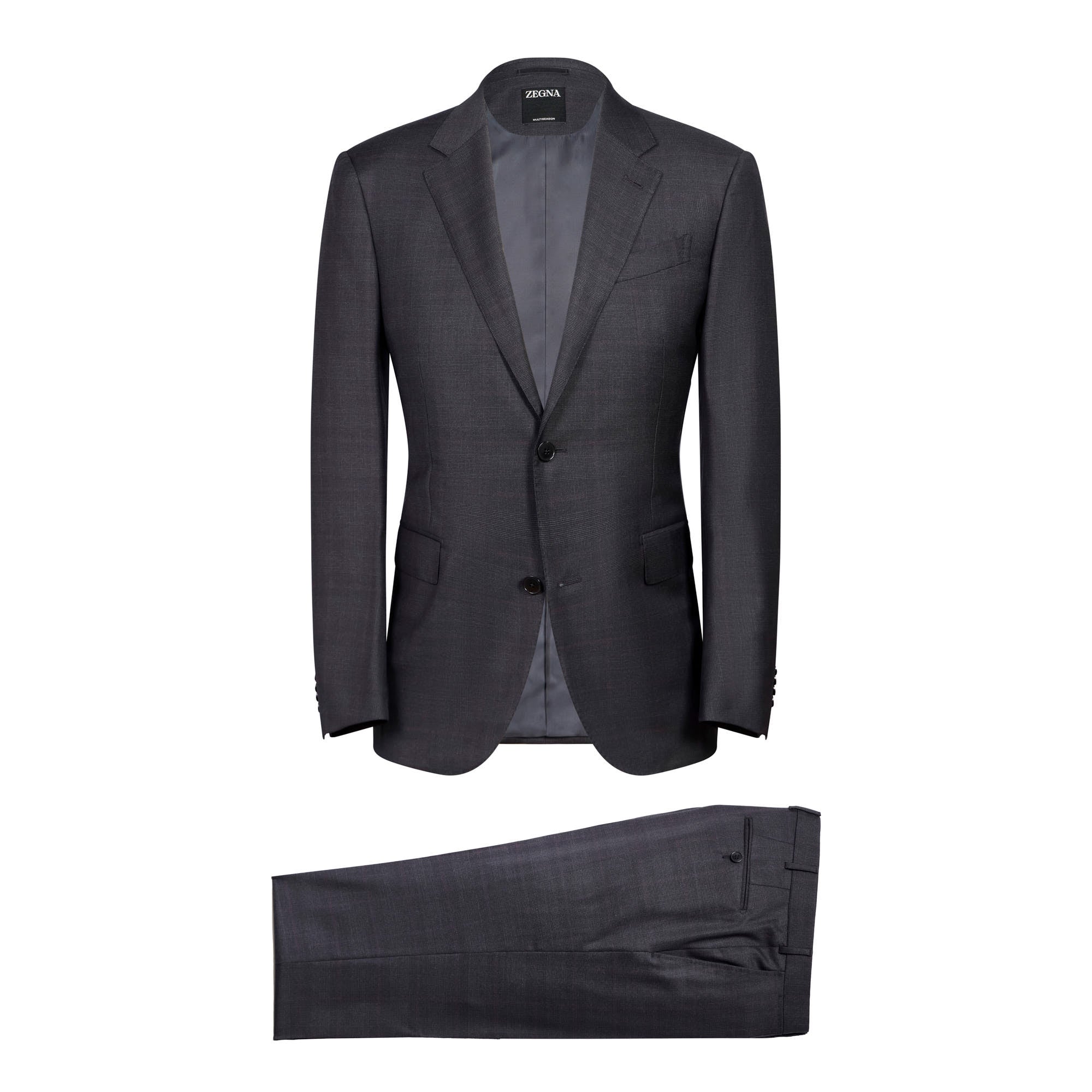 ZEGNA Multi Season Suit CHARCOAL REG - Henry BucksSuits23SS230003 - CHCL - R - 48