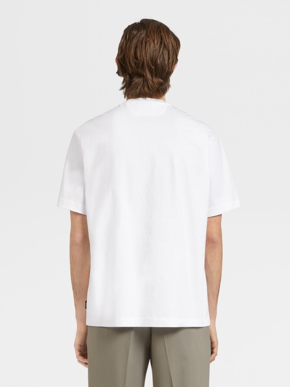 ZEGNA #USETHEEXISTING™ Recycled Placed Printed T - Shirt White - Henry BucksT - Shirts38AW225028 - WHTE - XS