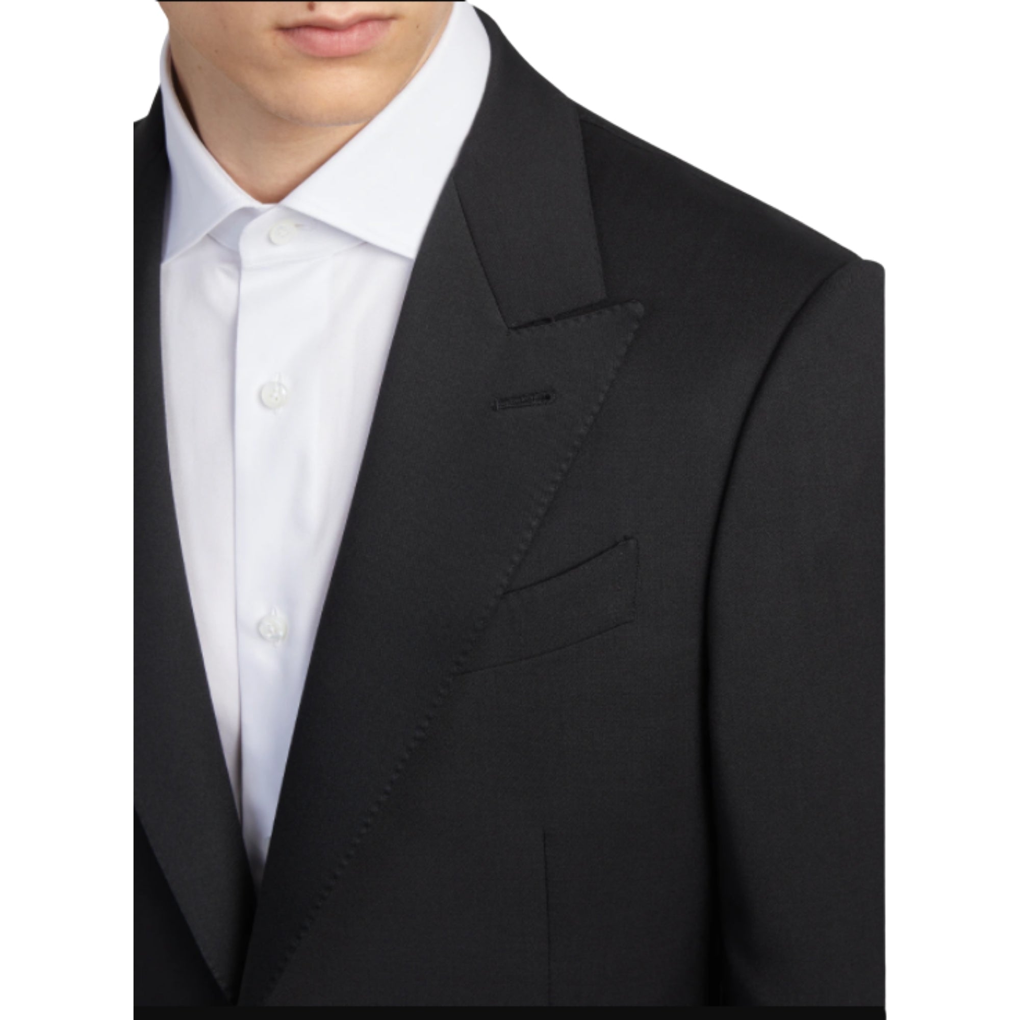 ZEGNA Wool Tuxedo Black - Henry BucksSuits90ZEQ19051 - BLCK - R - 48