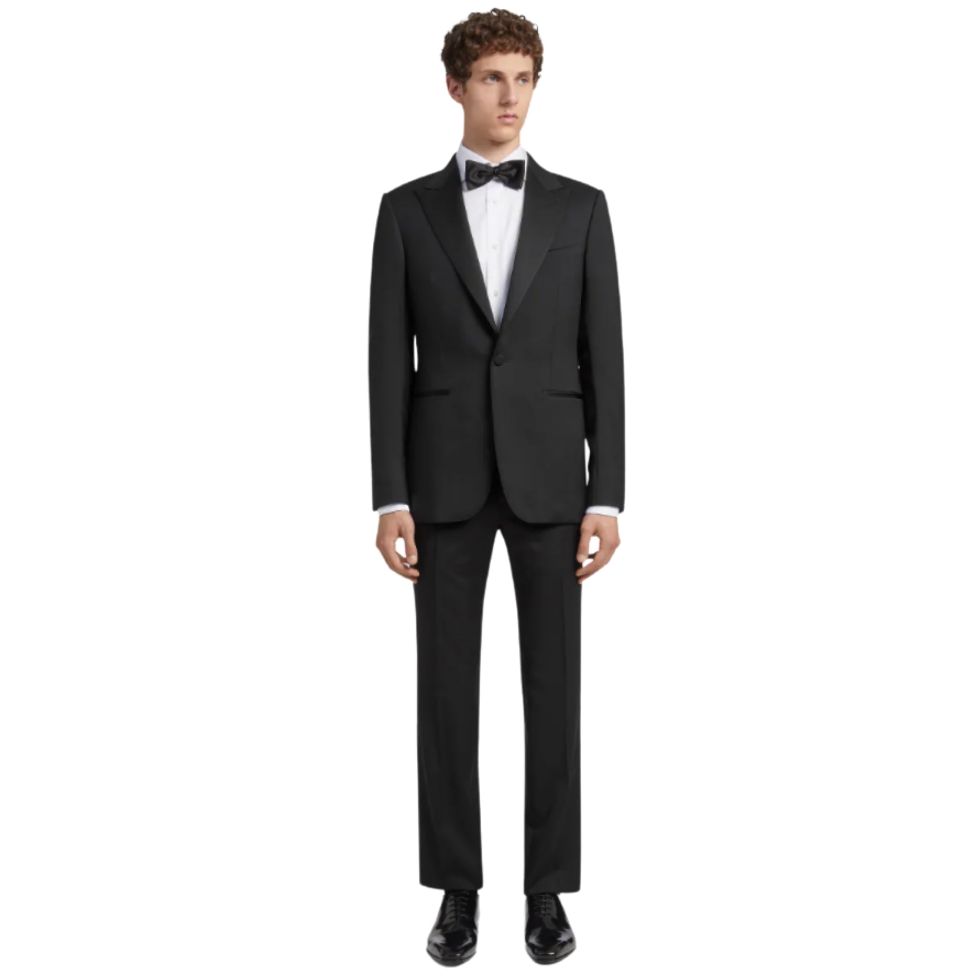 ZEGNA Wool Tuxedo Black - Henry BucksSuits90ZEQ19051 - BLCK - R - 48