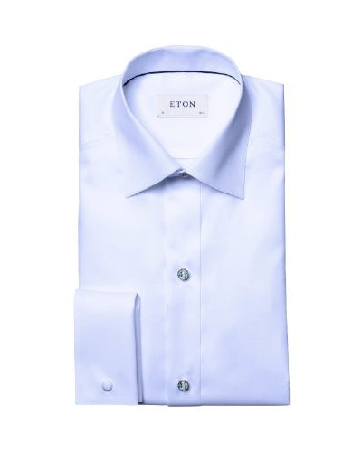 ETON Signature Twill Shirt BLUE