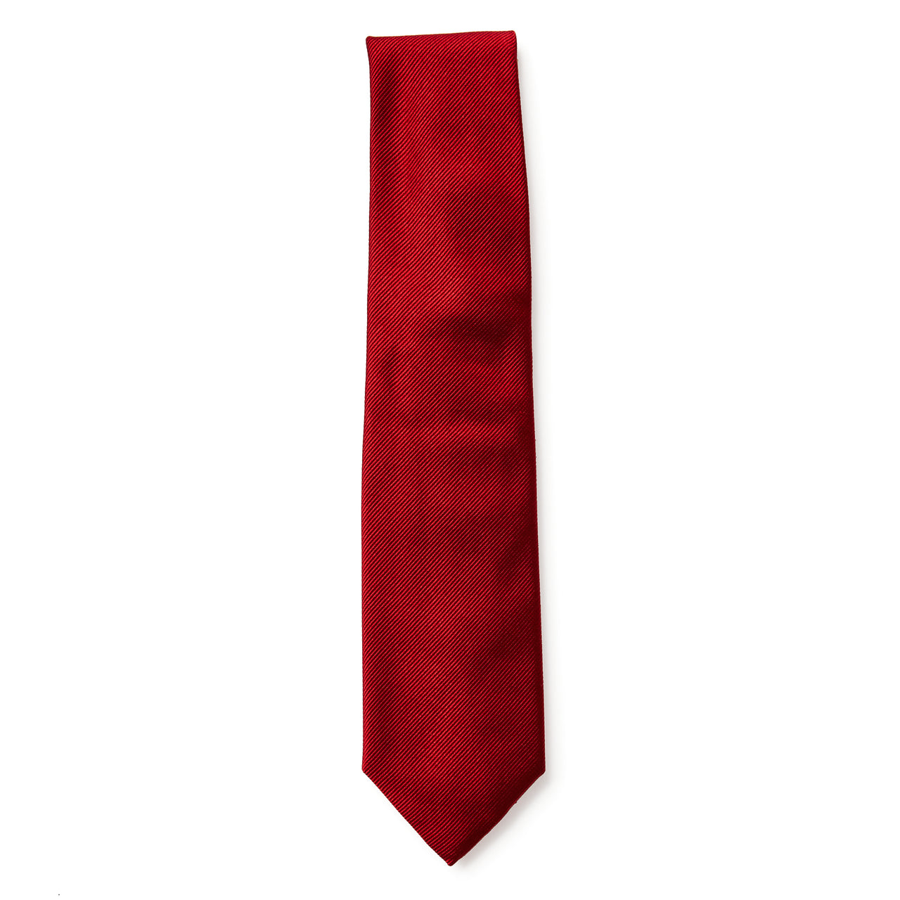 HENRY SARTORIAL 3 Fold Zeus Collection Tie RED