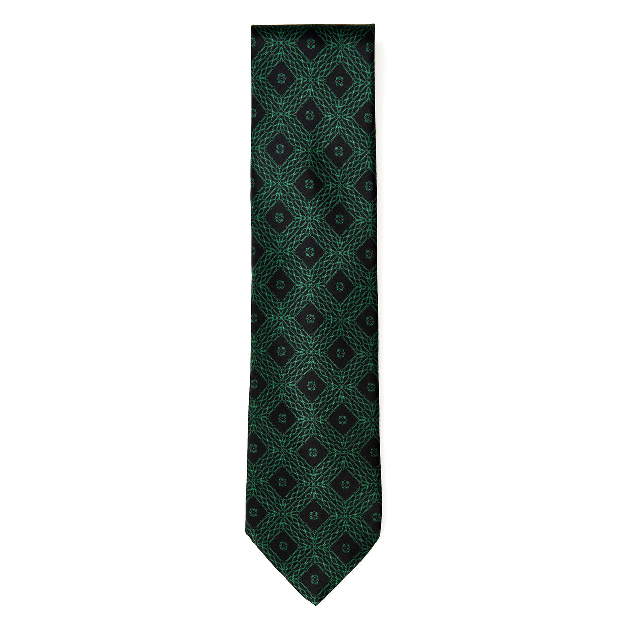 STEFANO RICCI Luxury Hand Made Silk Tie GREEN