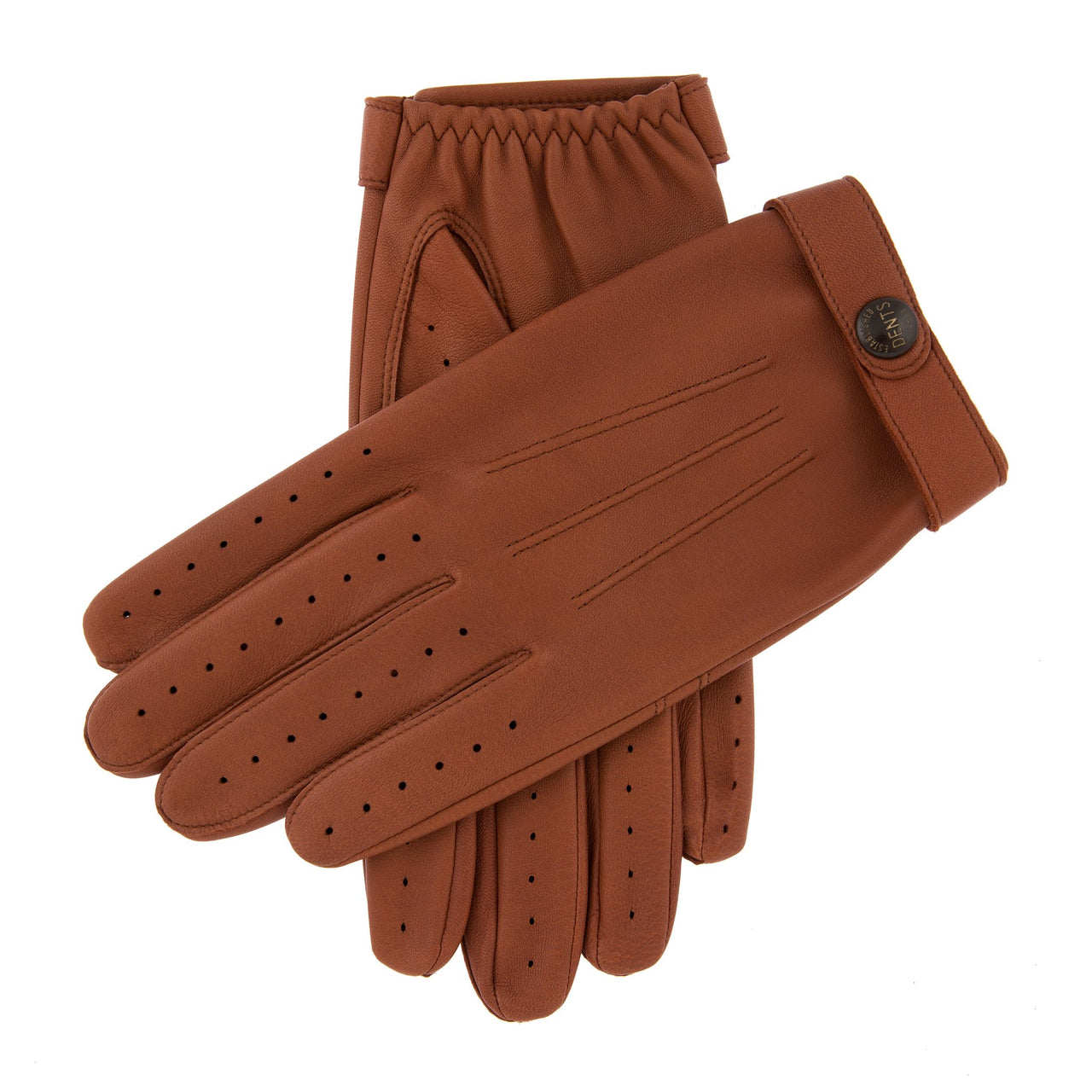 DENTS Fleming Leather Driving Glove TAN