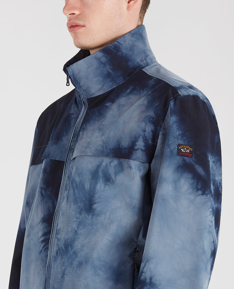 Shop Paul & Shark Typhoon Tie-Dye Technical Jacket