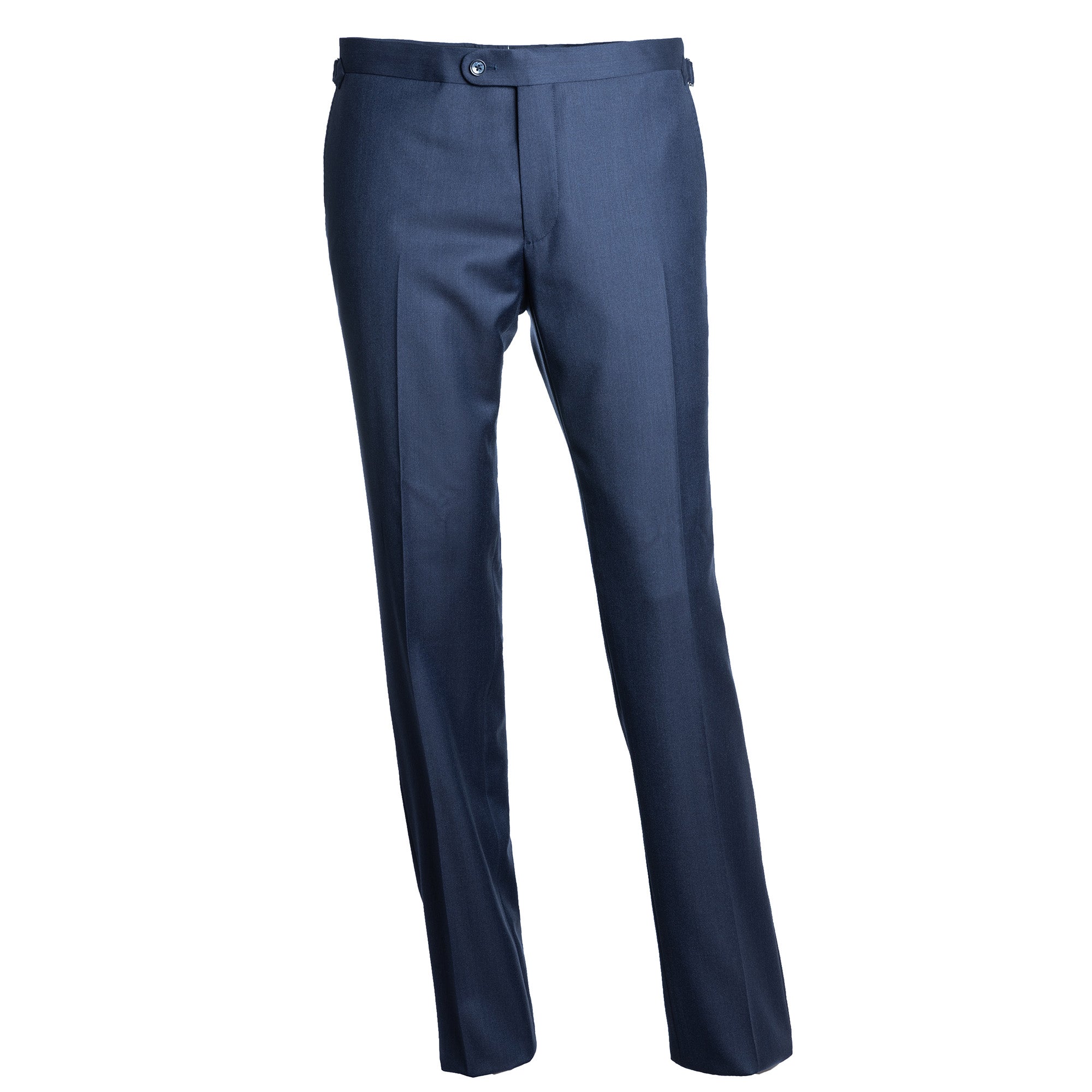 HENRY SARTORIAL Westminster Vitale Barberis Canonico Peak Lapel Wool Suit NAVY REG