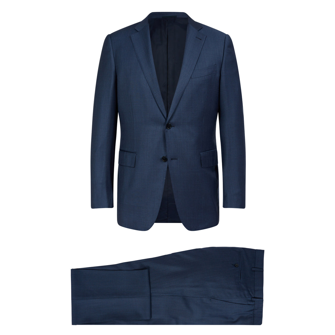 ZEGNA Milano Check Suit BLUE REG