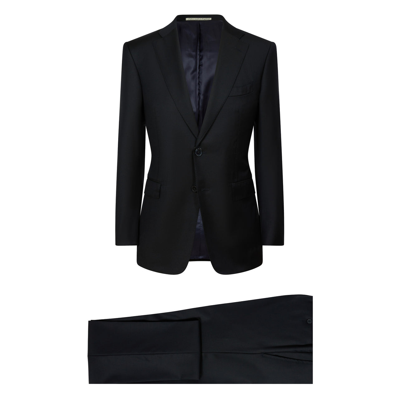 HENRY SARTORIAL X DORMEUIL Full Canvas Plain Suit NAVY REG