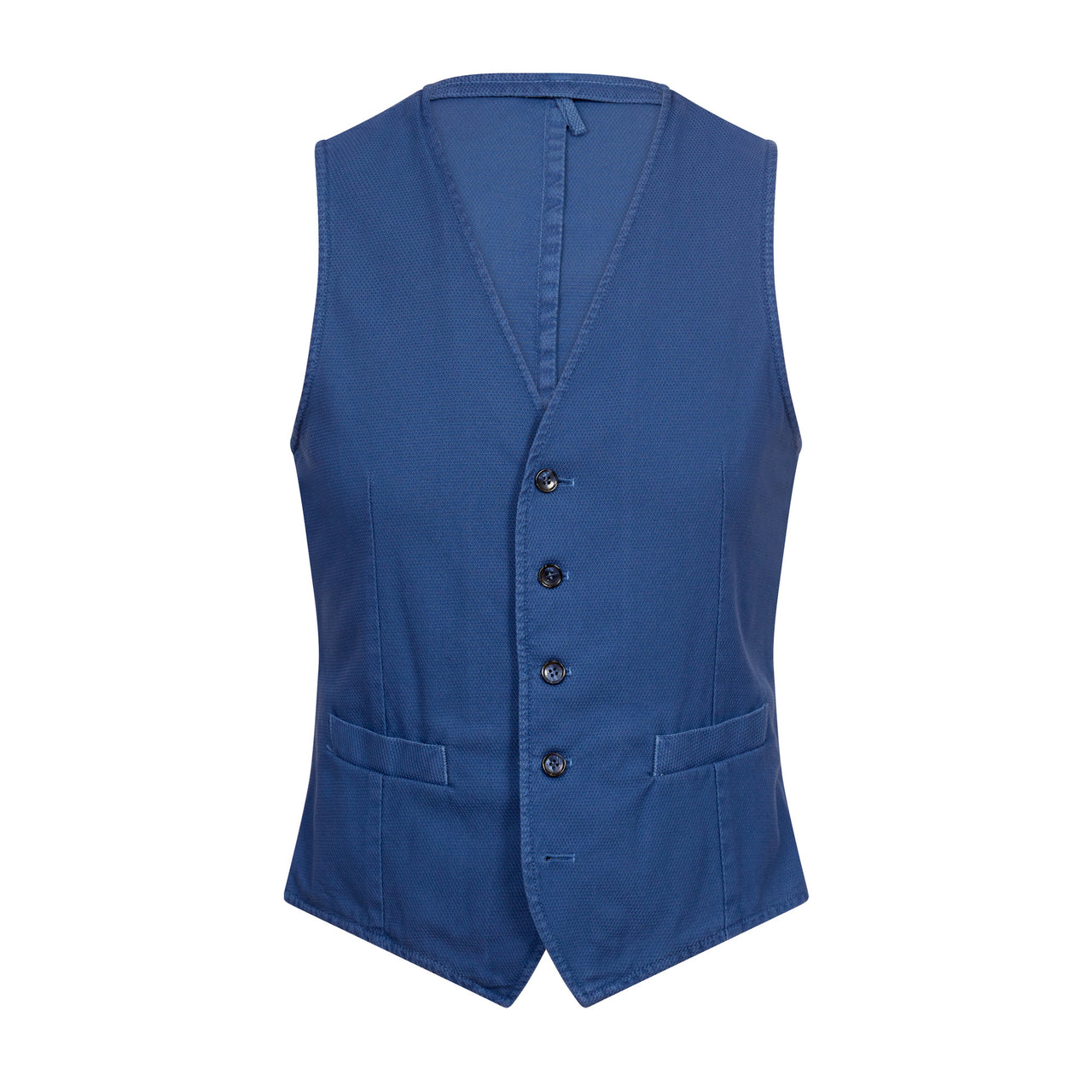 LBM 1911 Jacquard Cotton Waistcoat BLUE