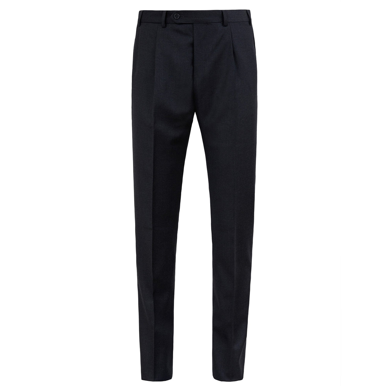 HENRY SARTORIAL Pleat Trousers CHARCOAL REG