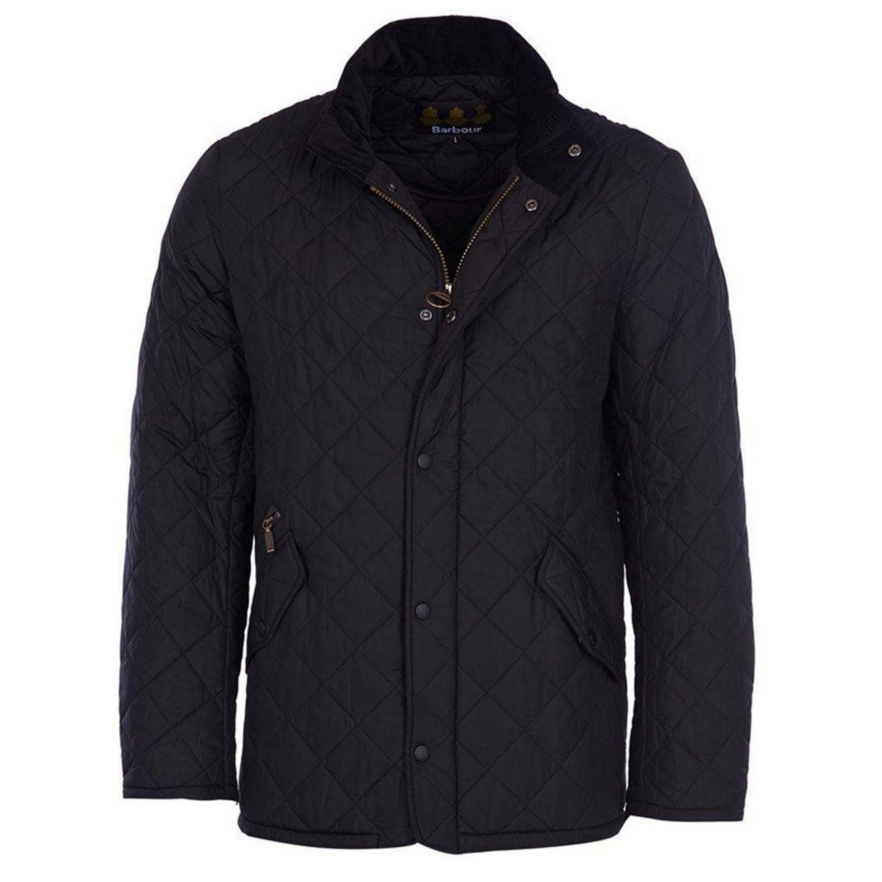 Henry Sartorial X Barbour Chelsea Sportsquilt Jacket Black