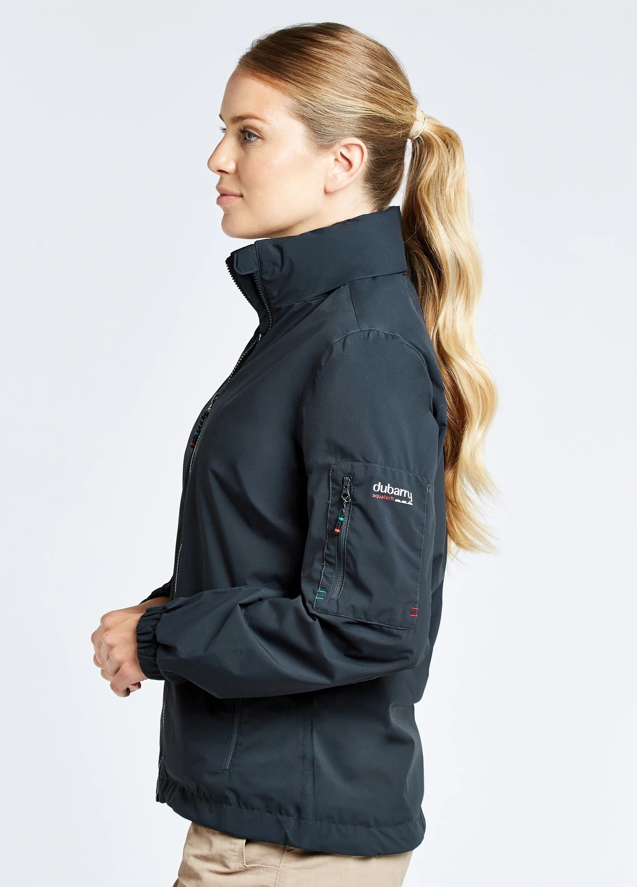 Livorno Women's Fleece-lined Crew Jacket Platinum