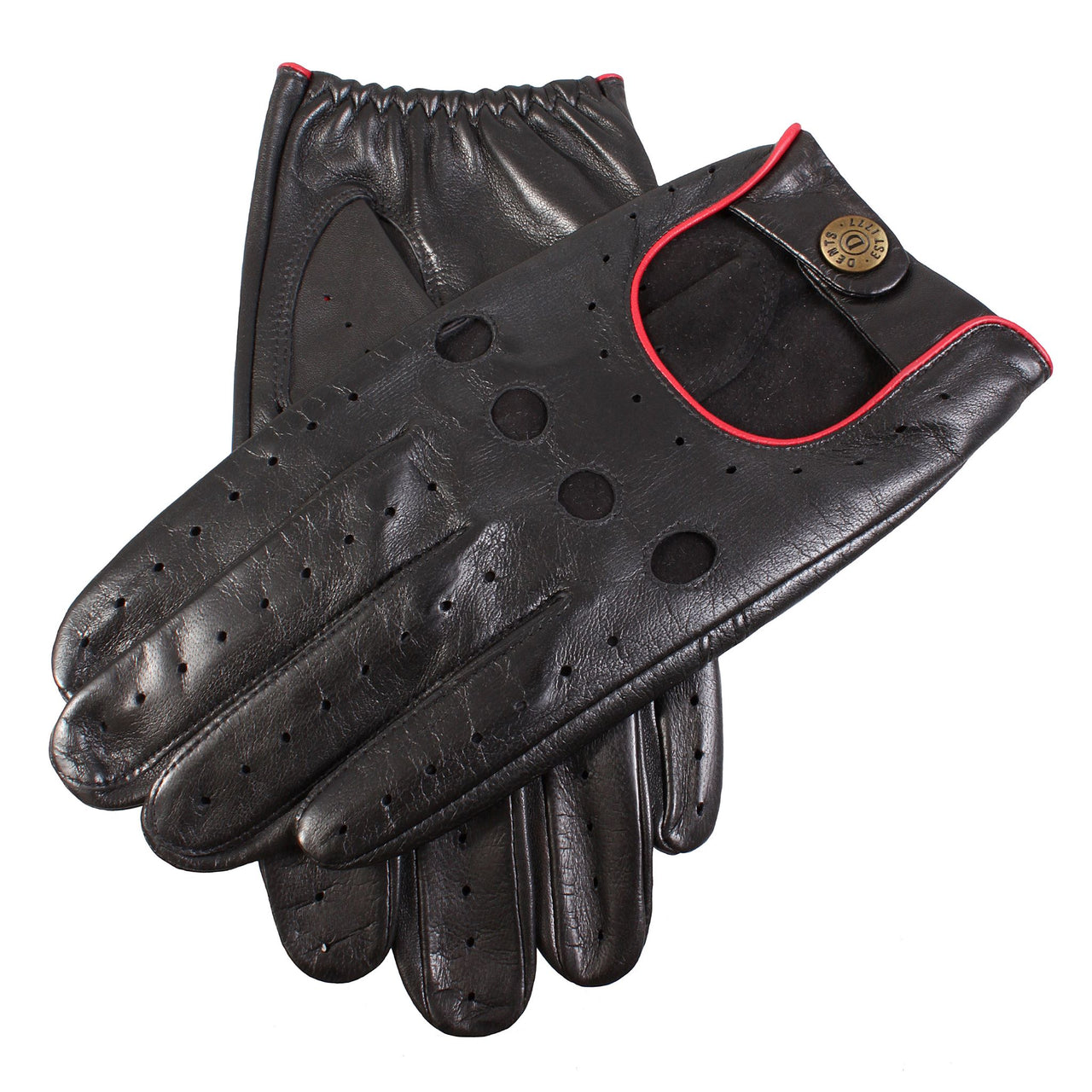 DENTS Leather Driving Glove BLACK
