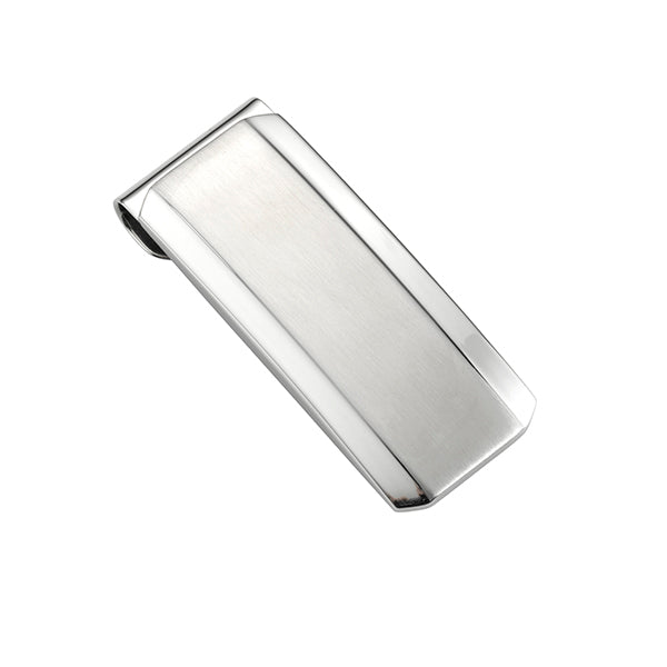 Cudworth Brushed Polished Stainless Money Clip