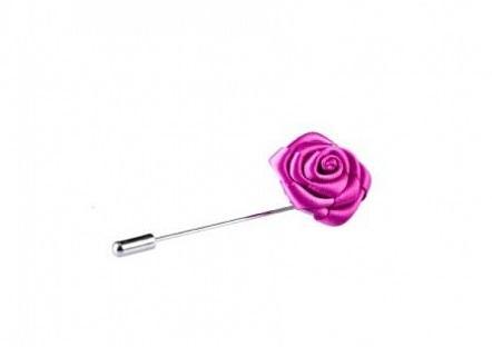 Pink Flower Lapel Pin -