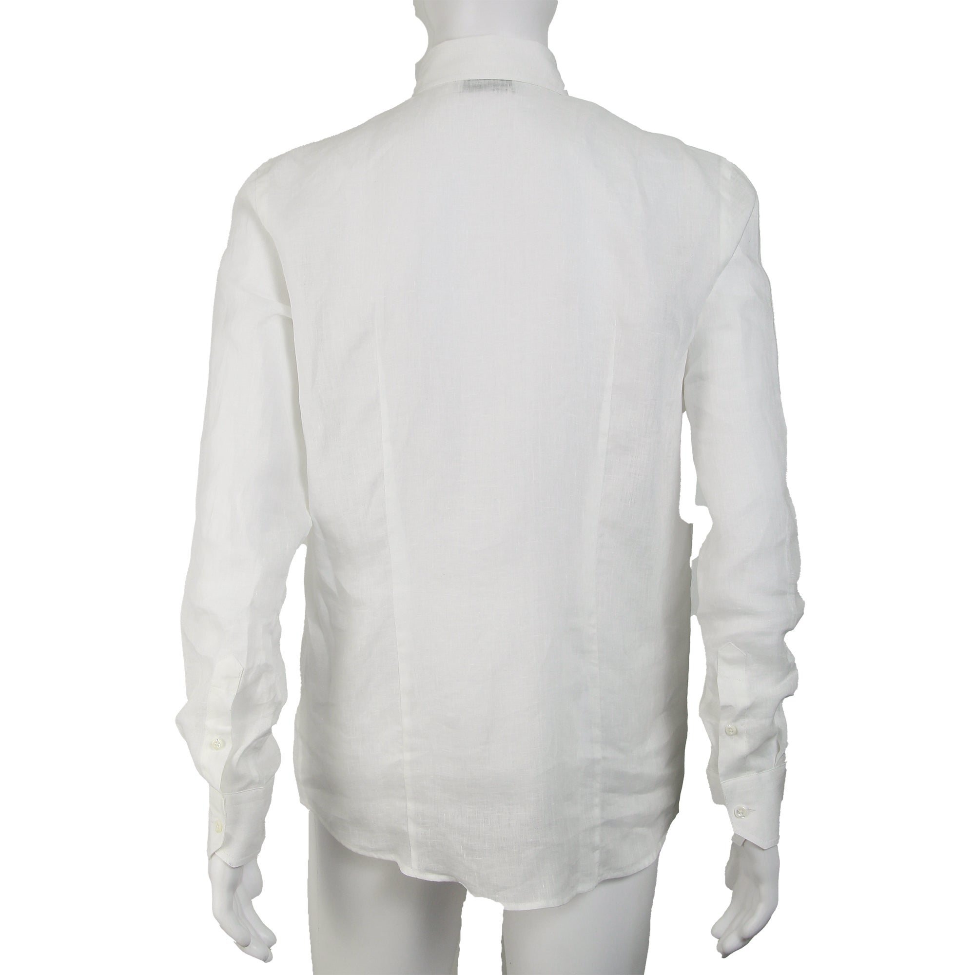 GRAN SASSO Linen Shirt WHITE