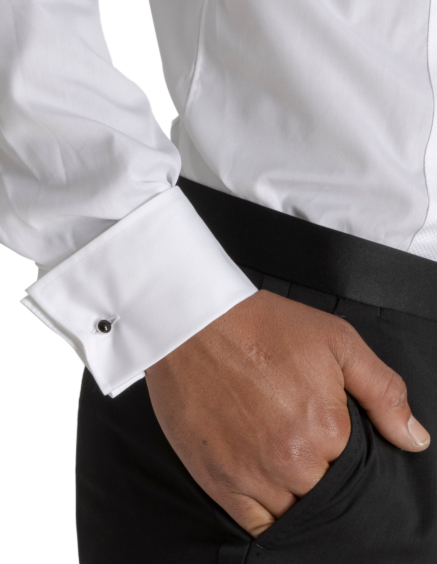 HENRY SARTORIAL Slim Fit Dinner Shirt WHITE