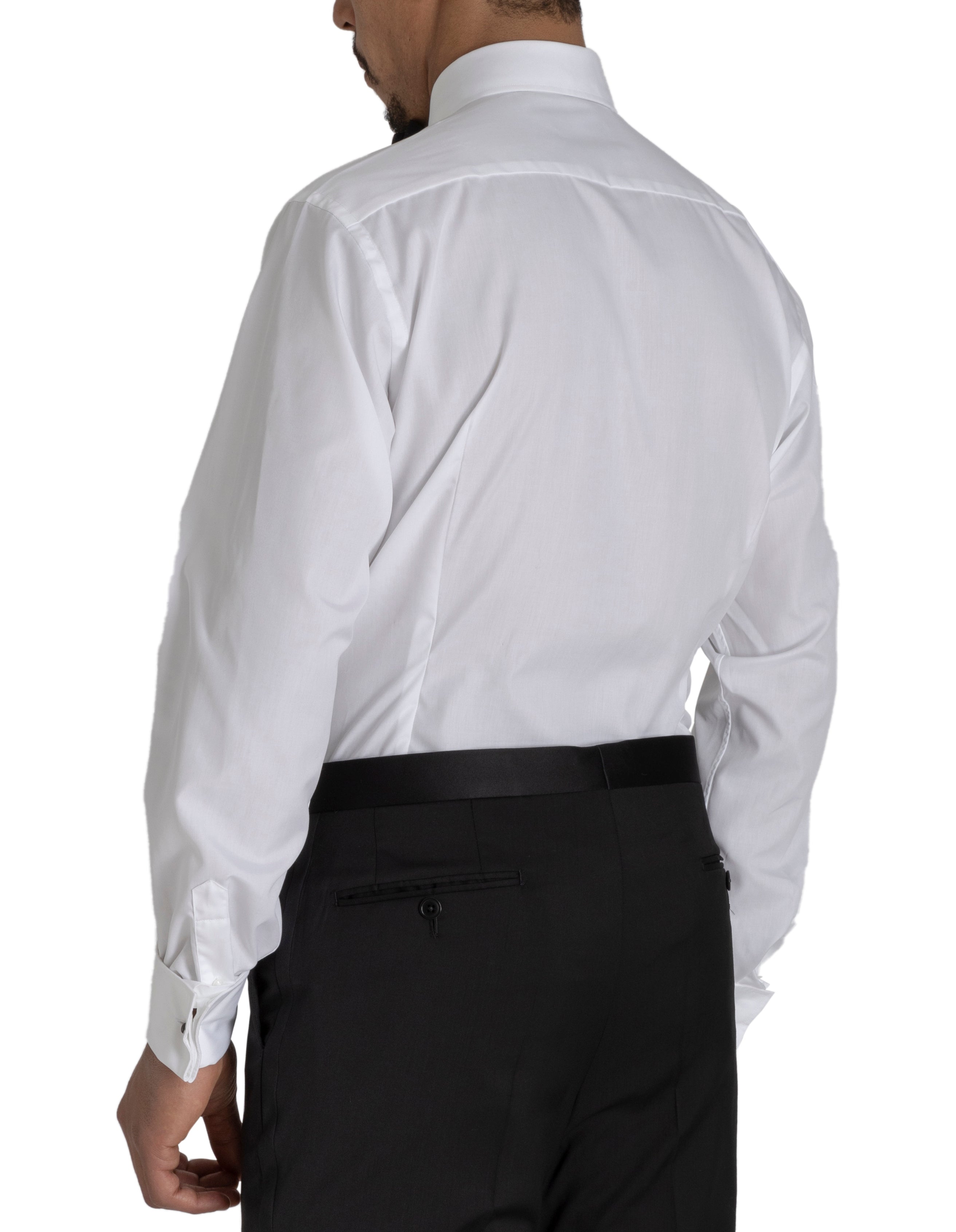 HENRY SARTORIAL Slim Fit Dinner Shirt WHITE