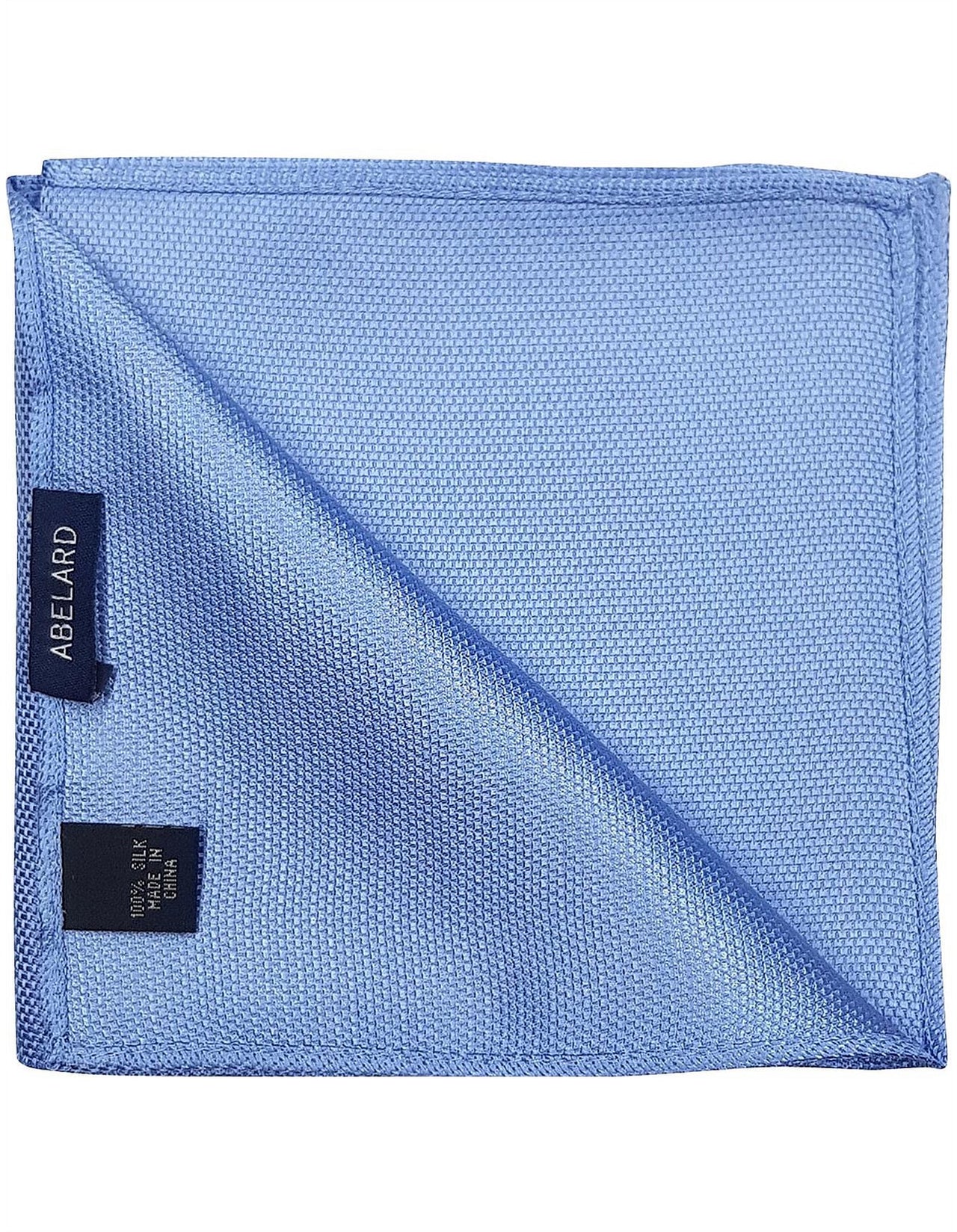 ABELARD Pocket Square textured BLUE