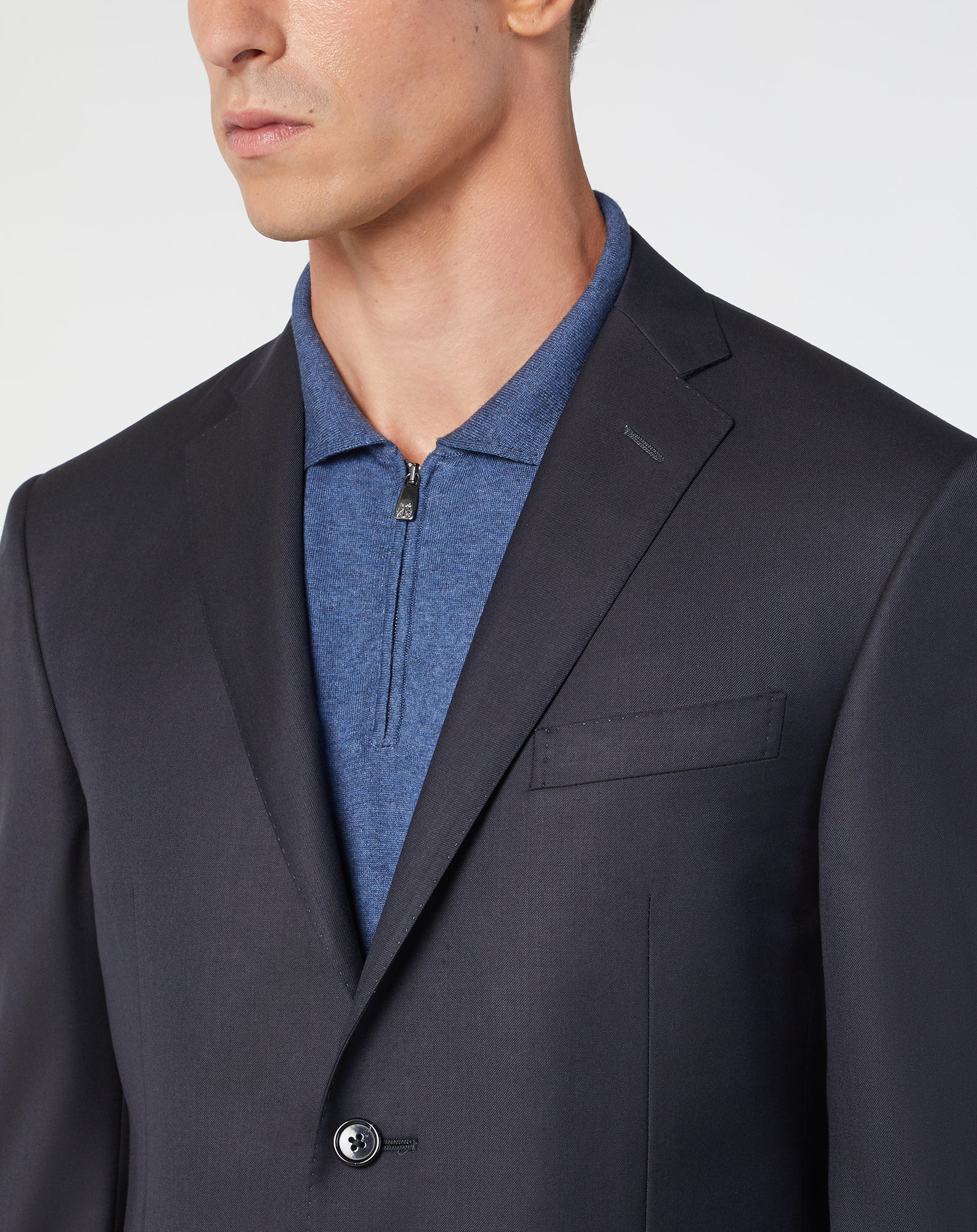 CORNELIANI Leader Wool Suit NAVY REG
