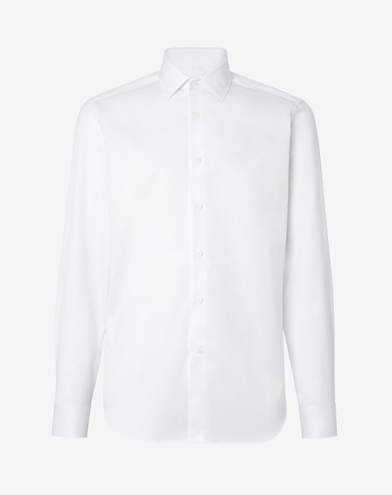 CORNELIANI Cotton Fine Twill Shirt WHITE