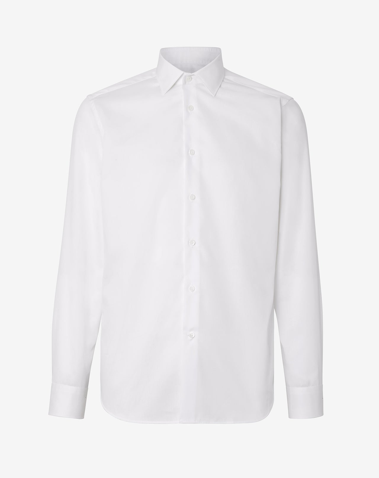 CORNELIANI Wrinkle Free Twill Shirt WHITE