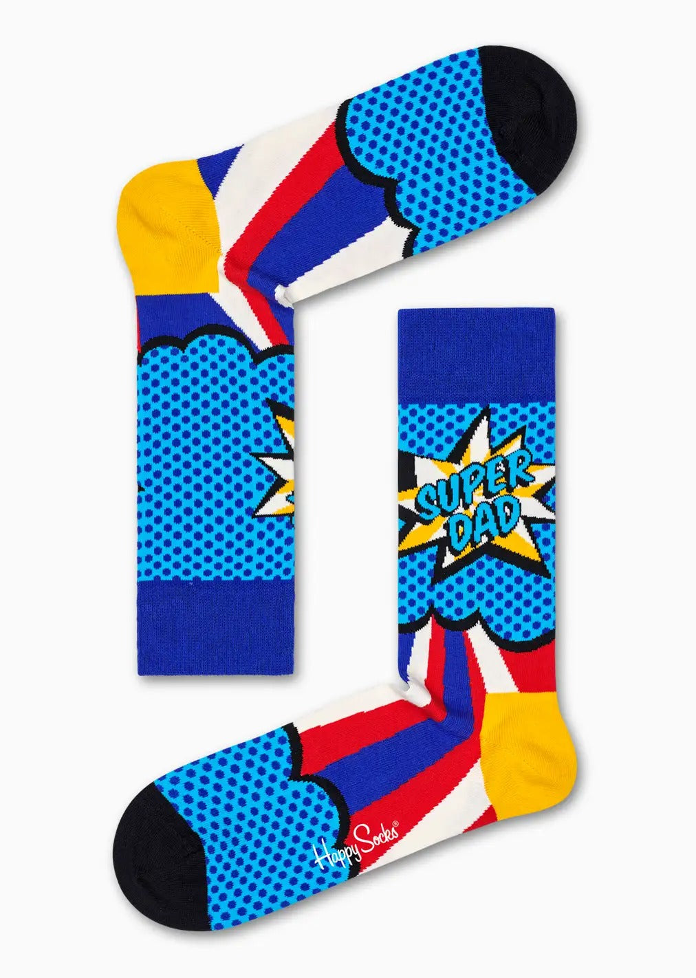 HAPPY SOCKS Super Dad Socks BLUE