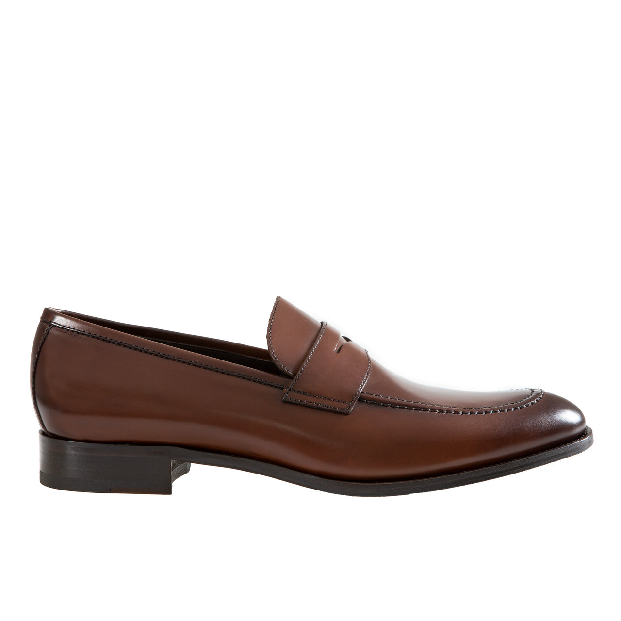 HENRY SARTORIAL Classic Penny Loafers BROWN