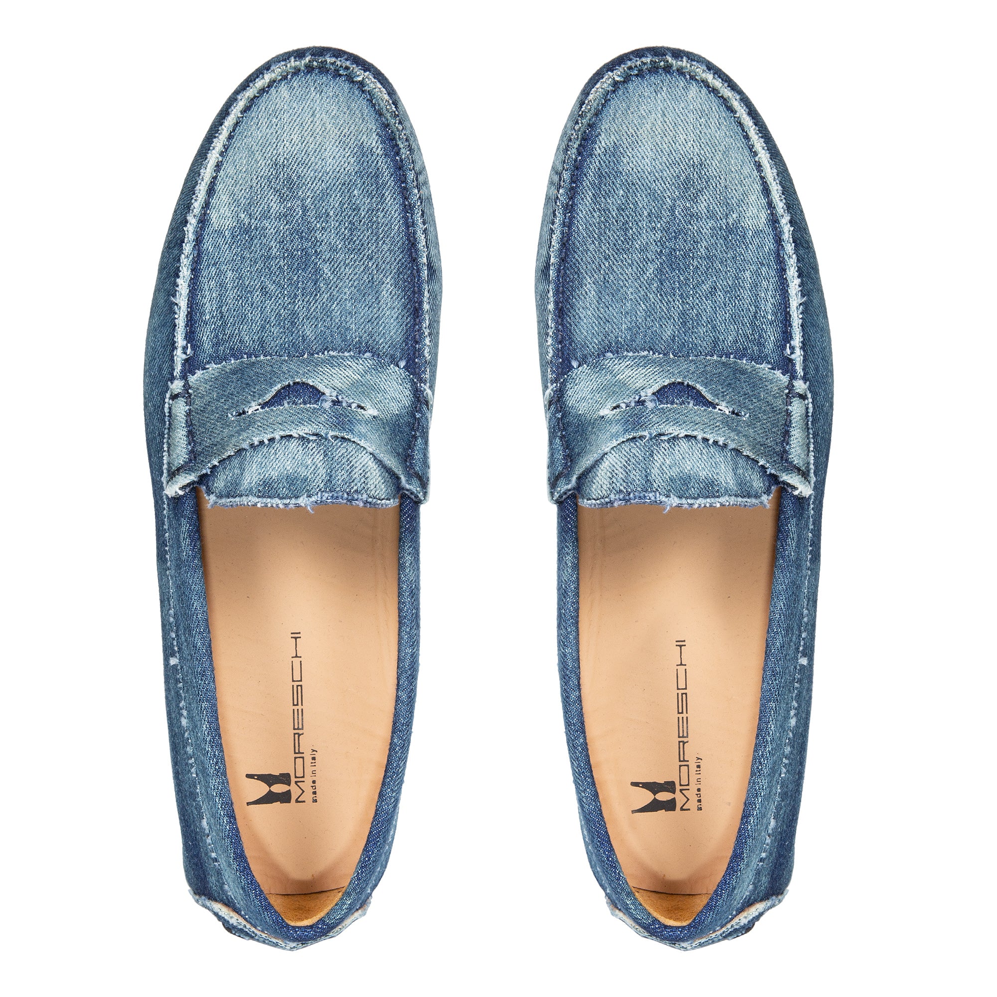 MORESCHI Jeans Denim Shoe BLUE