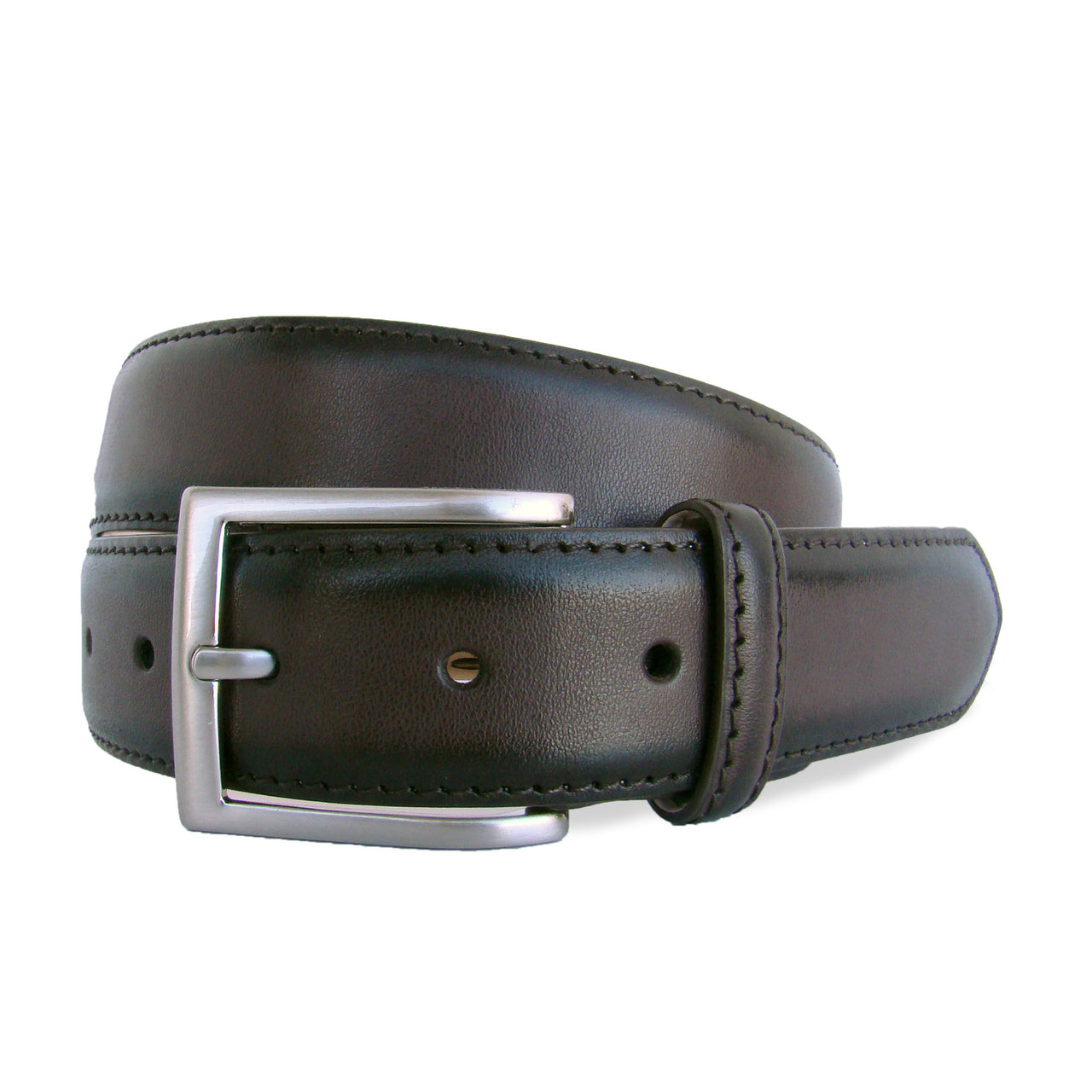 HENRY SARTORIAL x LEYVA Calf Leather Belt BROWN