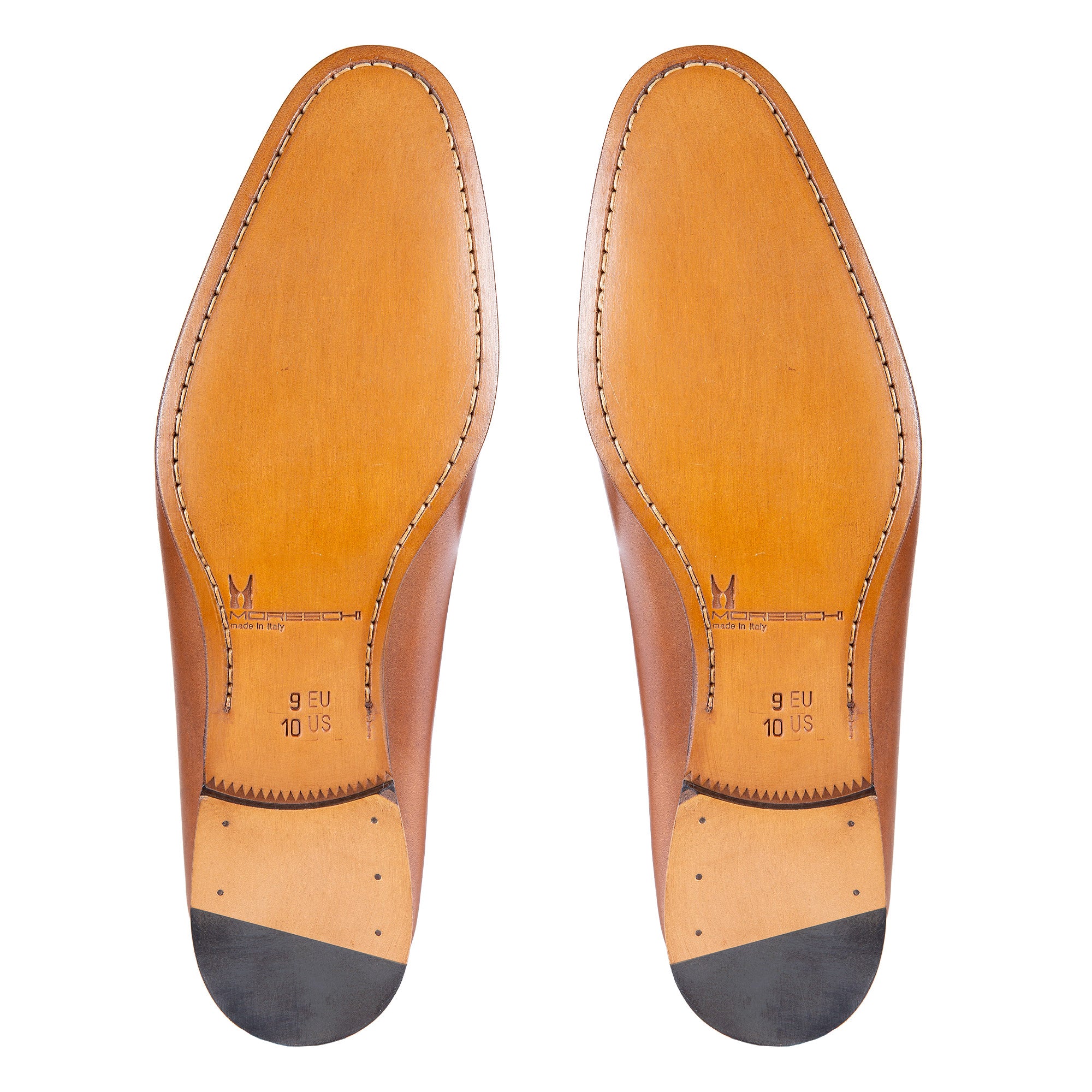 MORESCHI BUTTERFLY LOAFER SHOES BRANDY