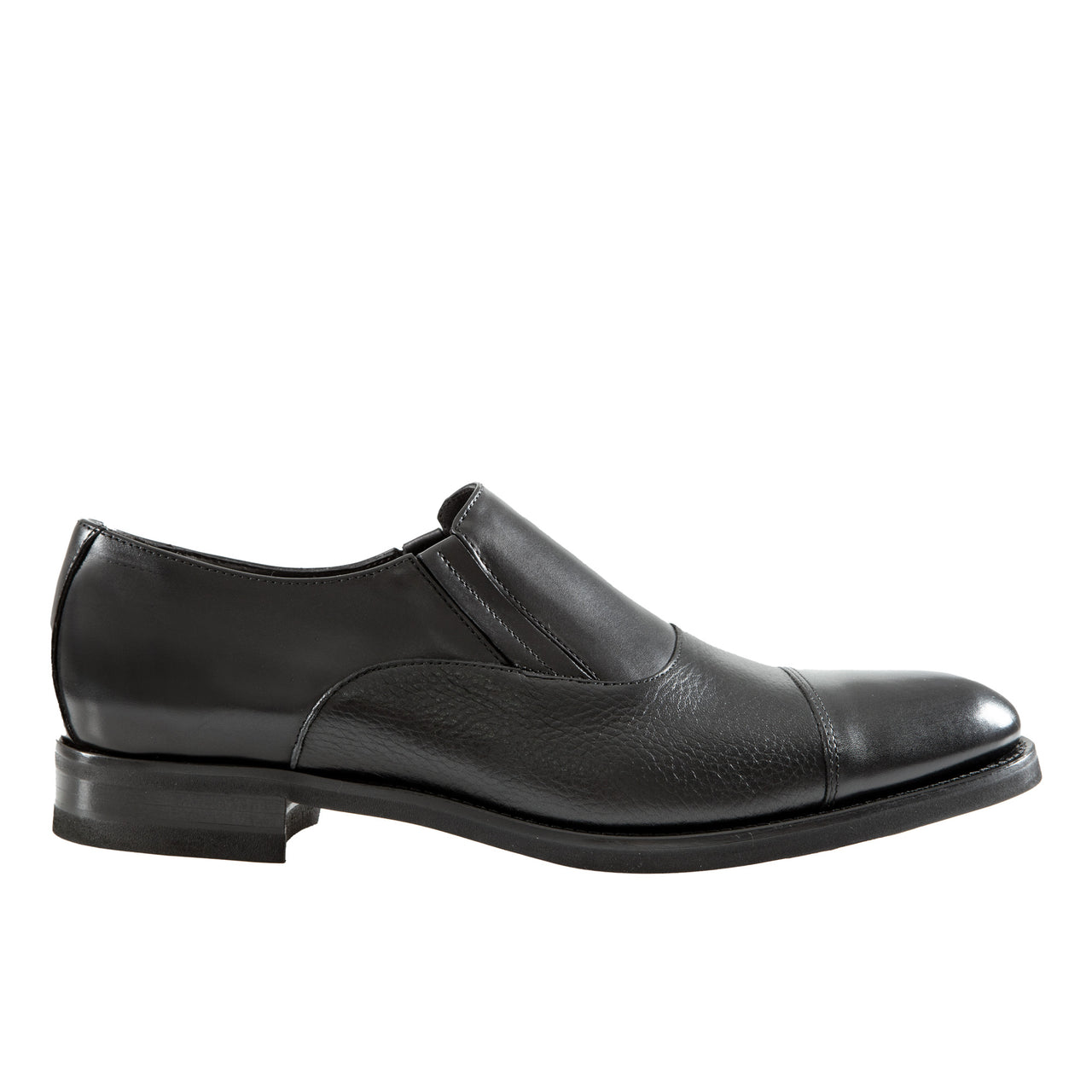 HENRY SARTORIAL Classic Elastic Loafers BLACK