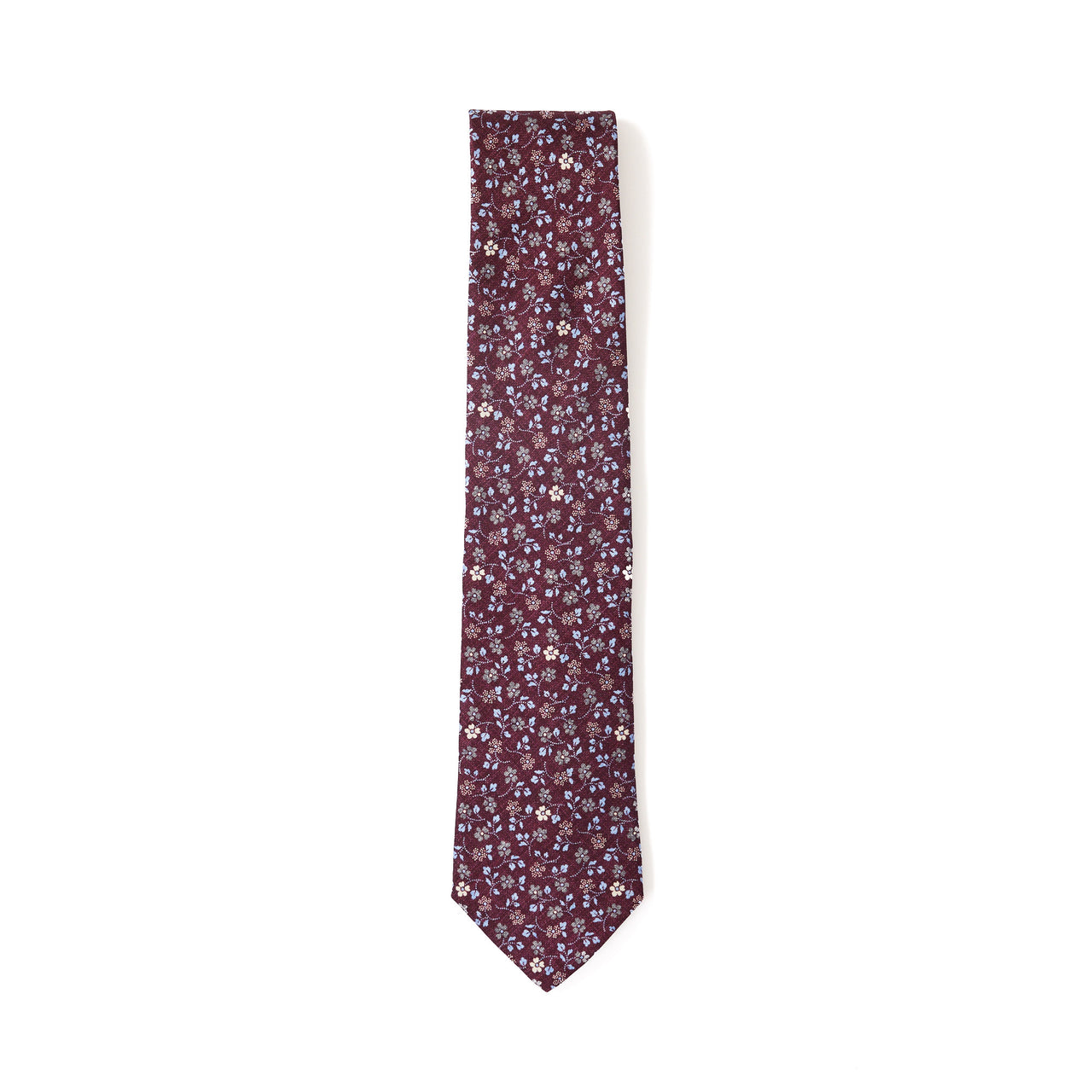 HENRY SARTORIAL 100% Silk Floral Tie RED