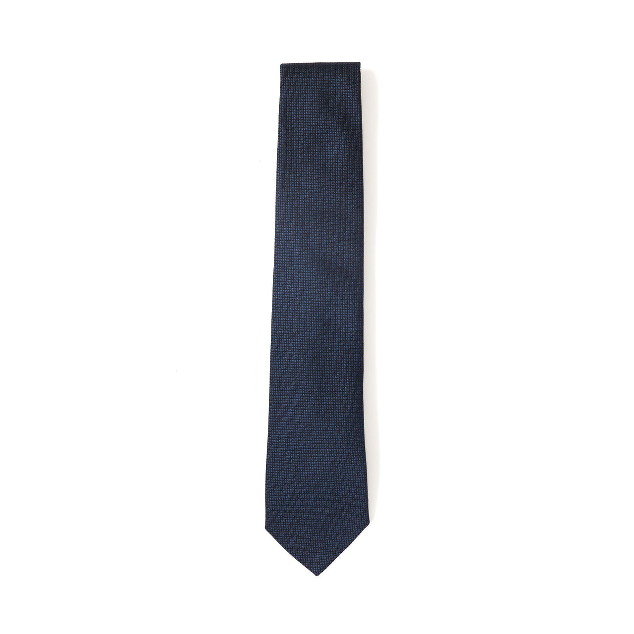 HENRY SARTORIAL 60/40 Silk/Cotton Tie BLUE