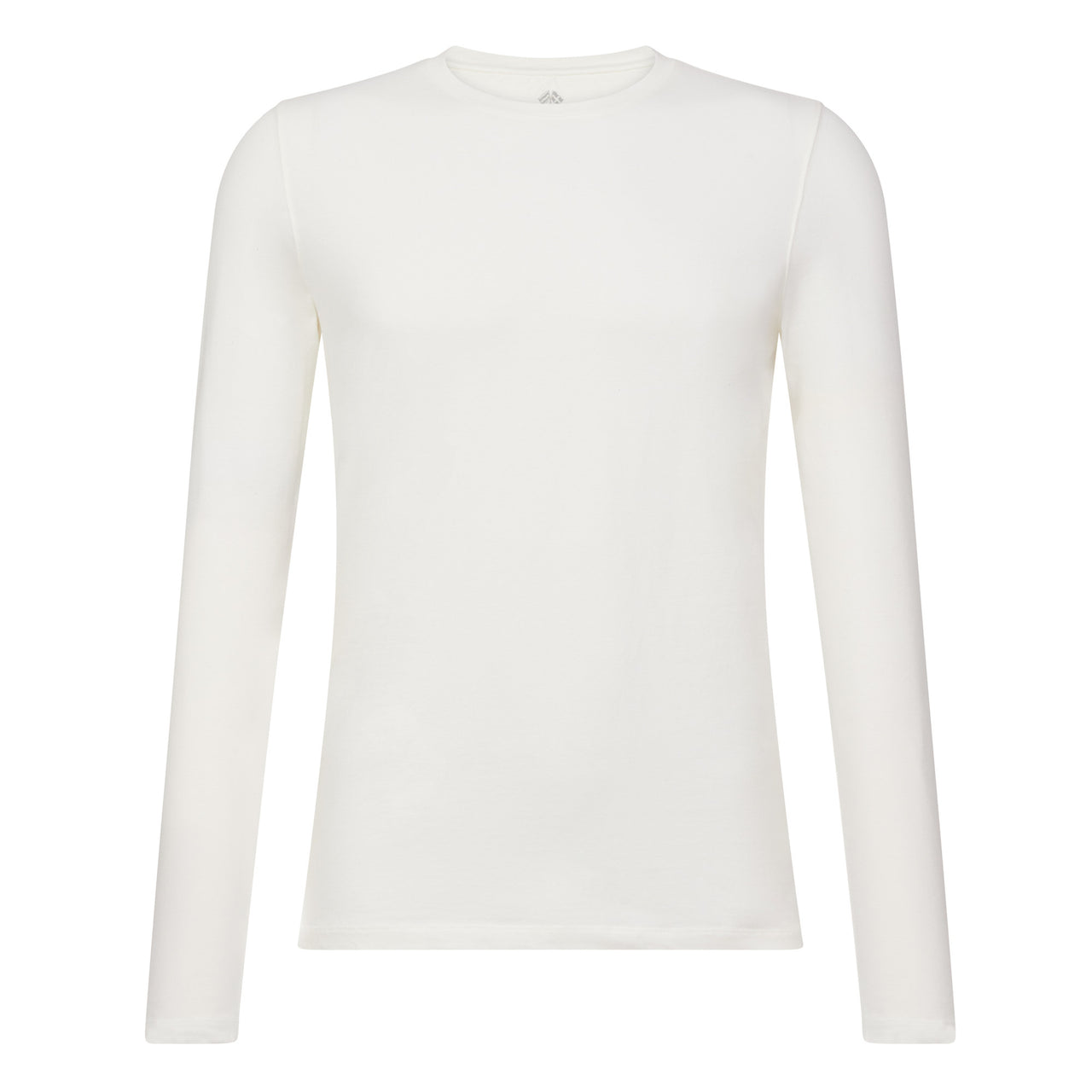 FRADI Long Sleeve Cotton Stretch T-Shirt WHITE