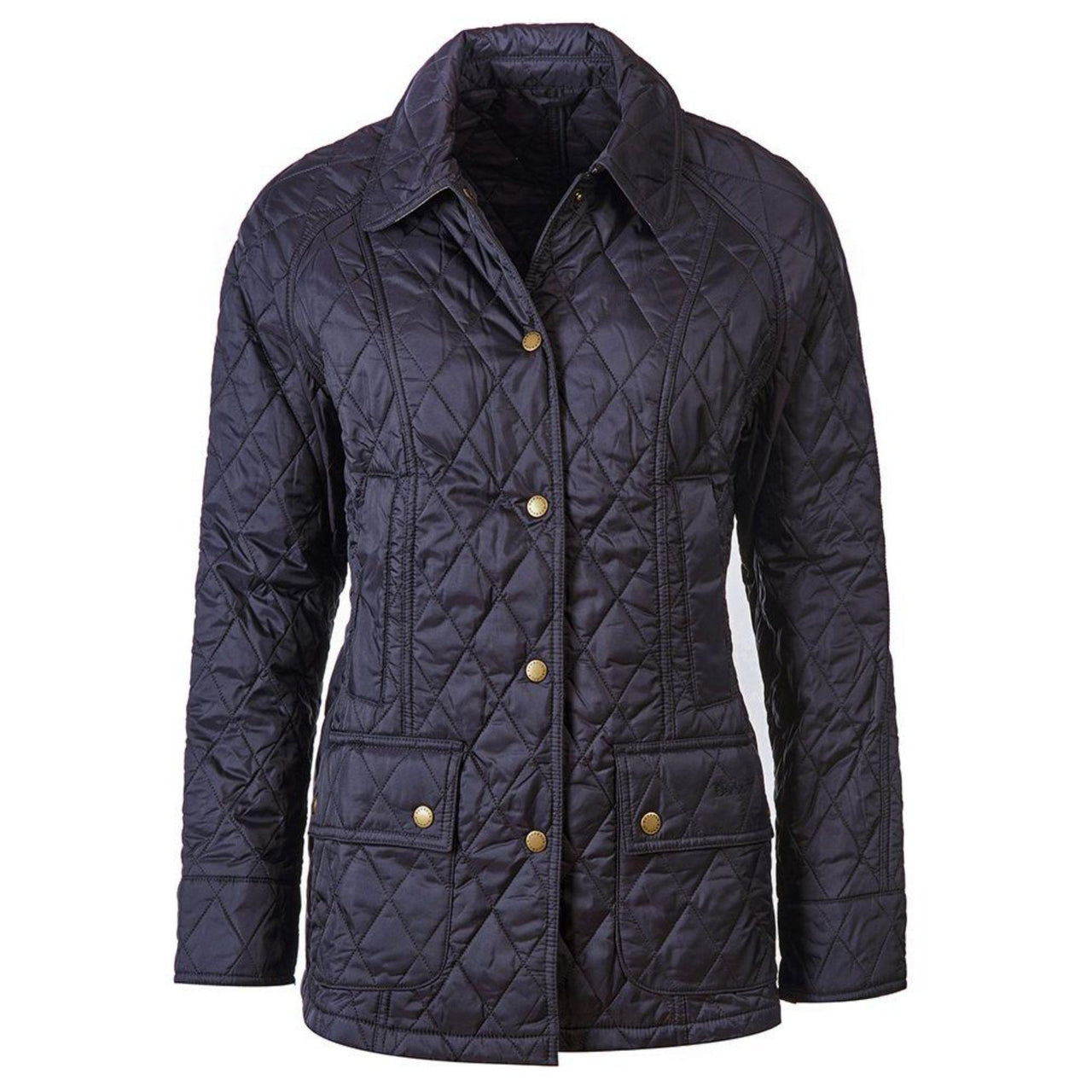 HENRY SARTORIAL x BARBOUR Women Beadnell Quilted Jacket NAVY