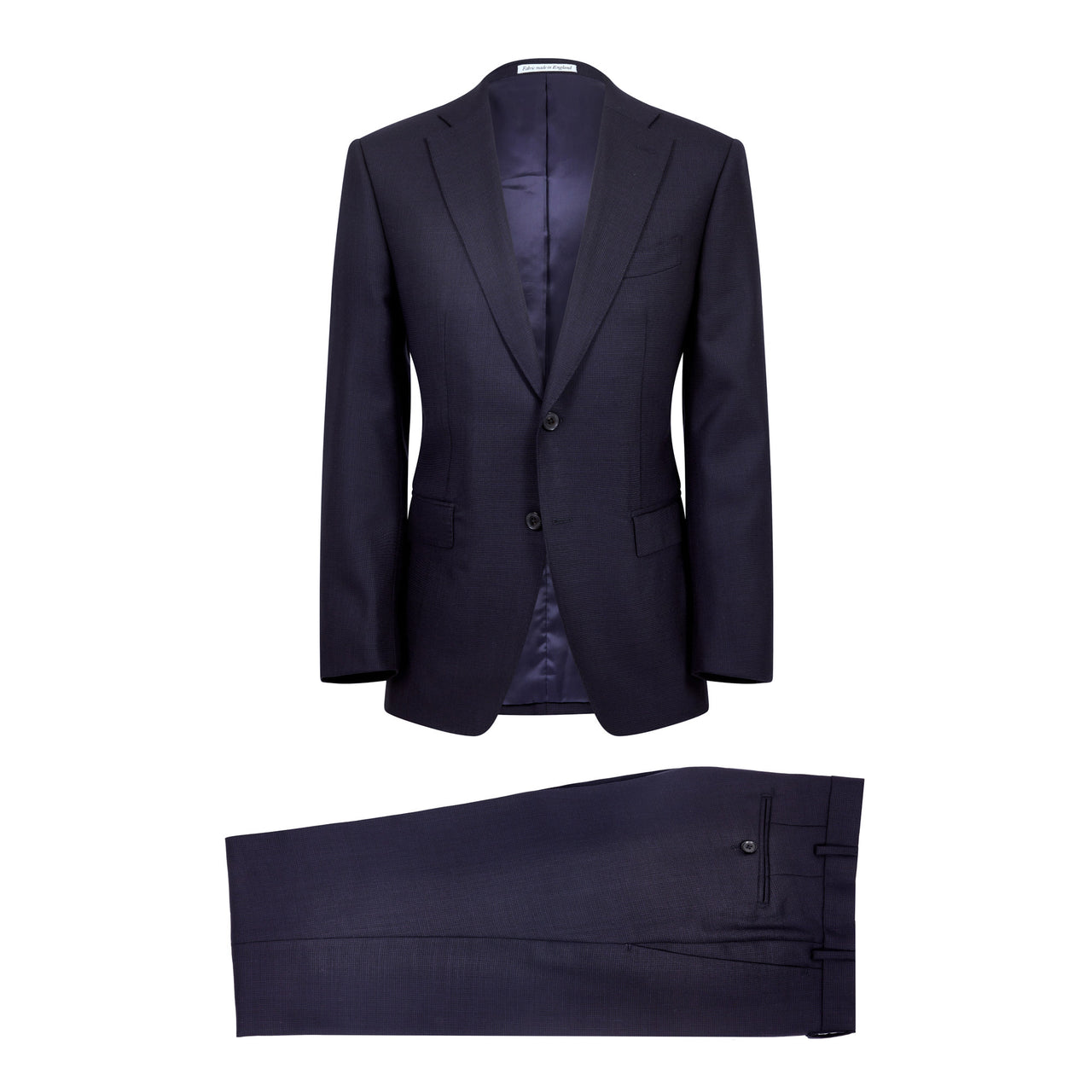 HENRY SARTORIAL X DORMEUIL Semi Plain Suit NAVY REG