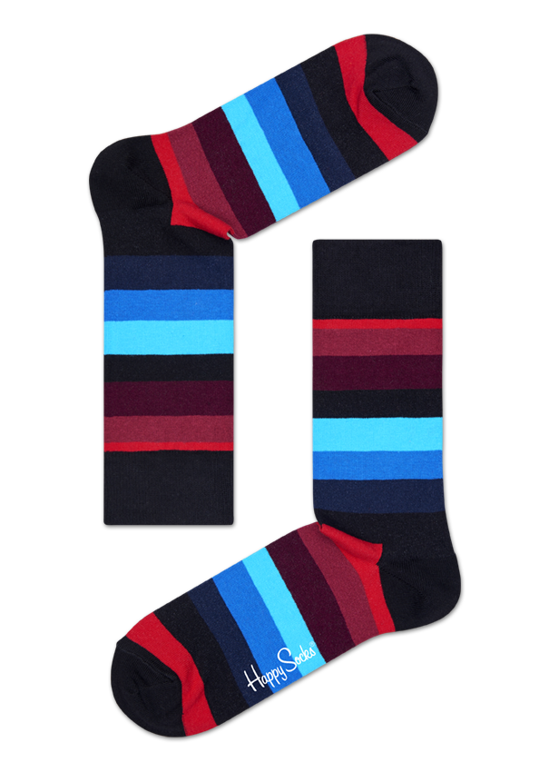 HAPPY SOCKS Stripe Socks NAVY