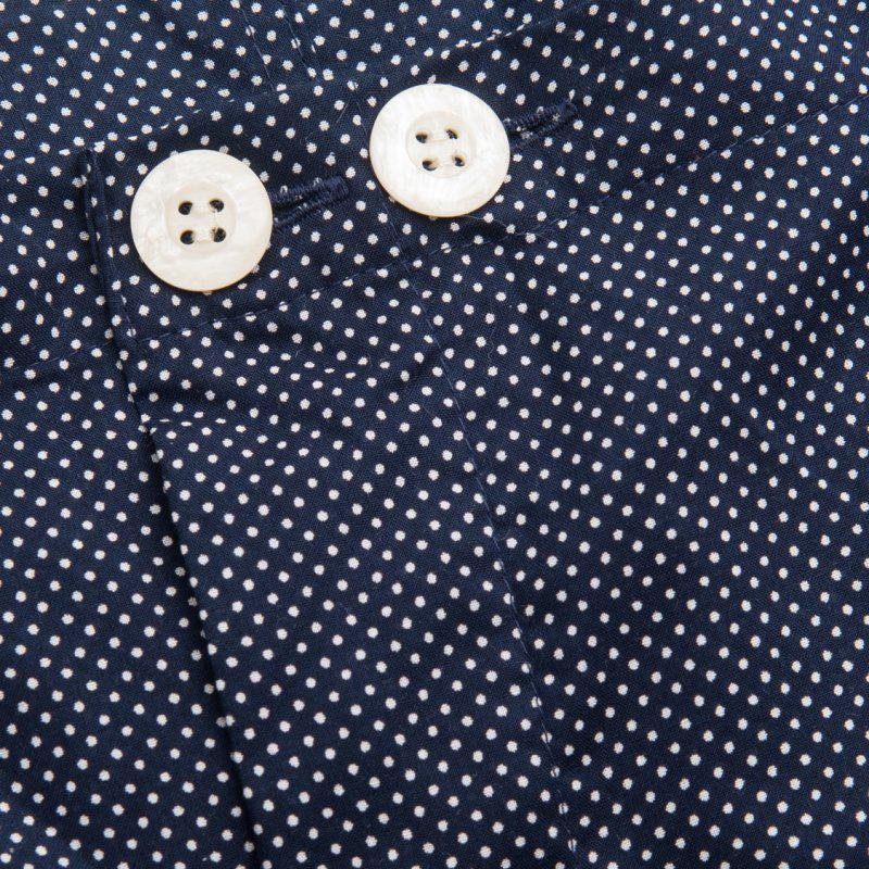 DEREK ROSE Cotton Short Pyjama NAVY - Henry Bucks