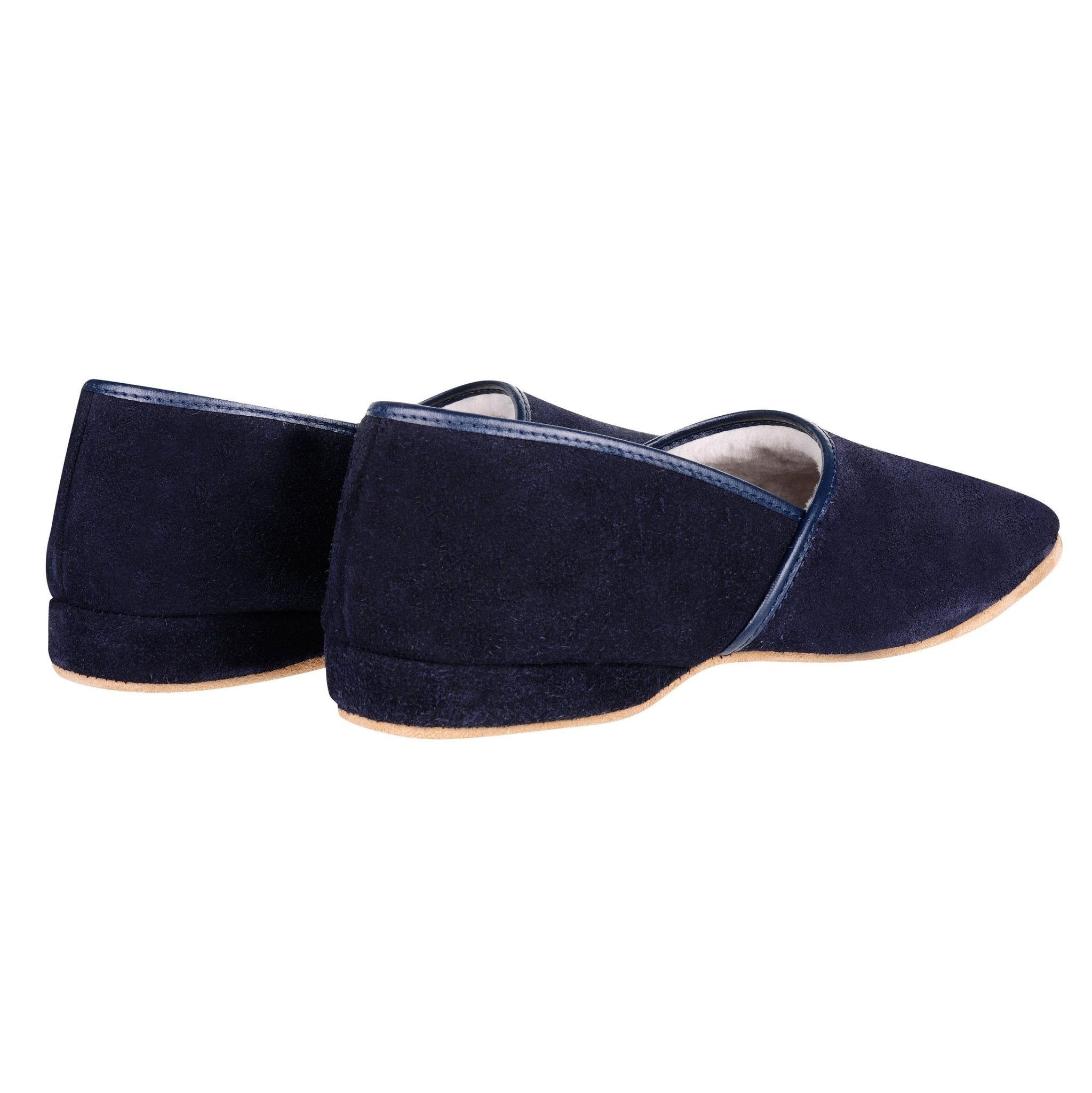 DEREK ROSE CRAWFORD SHEEPSKIN SLIPPERS - Henry Bucks