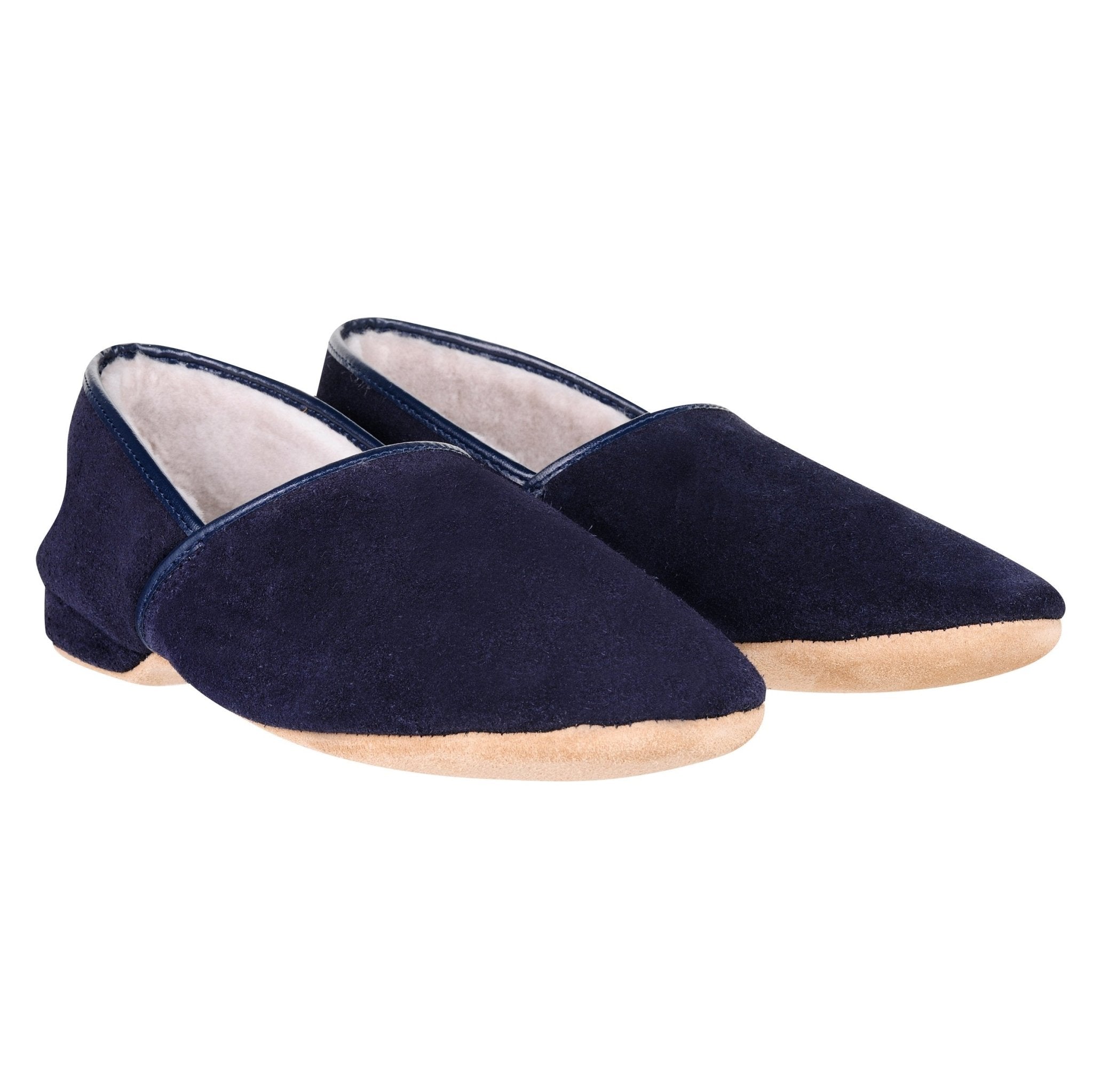 DEREK ROSE CRAWFORD SHEEPSKIN SLIPPERS - Henry Bucks